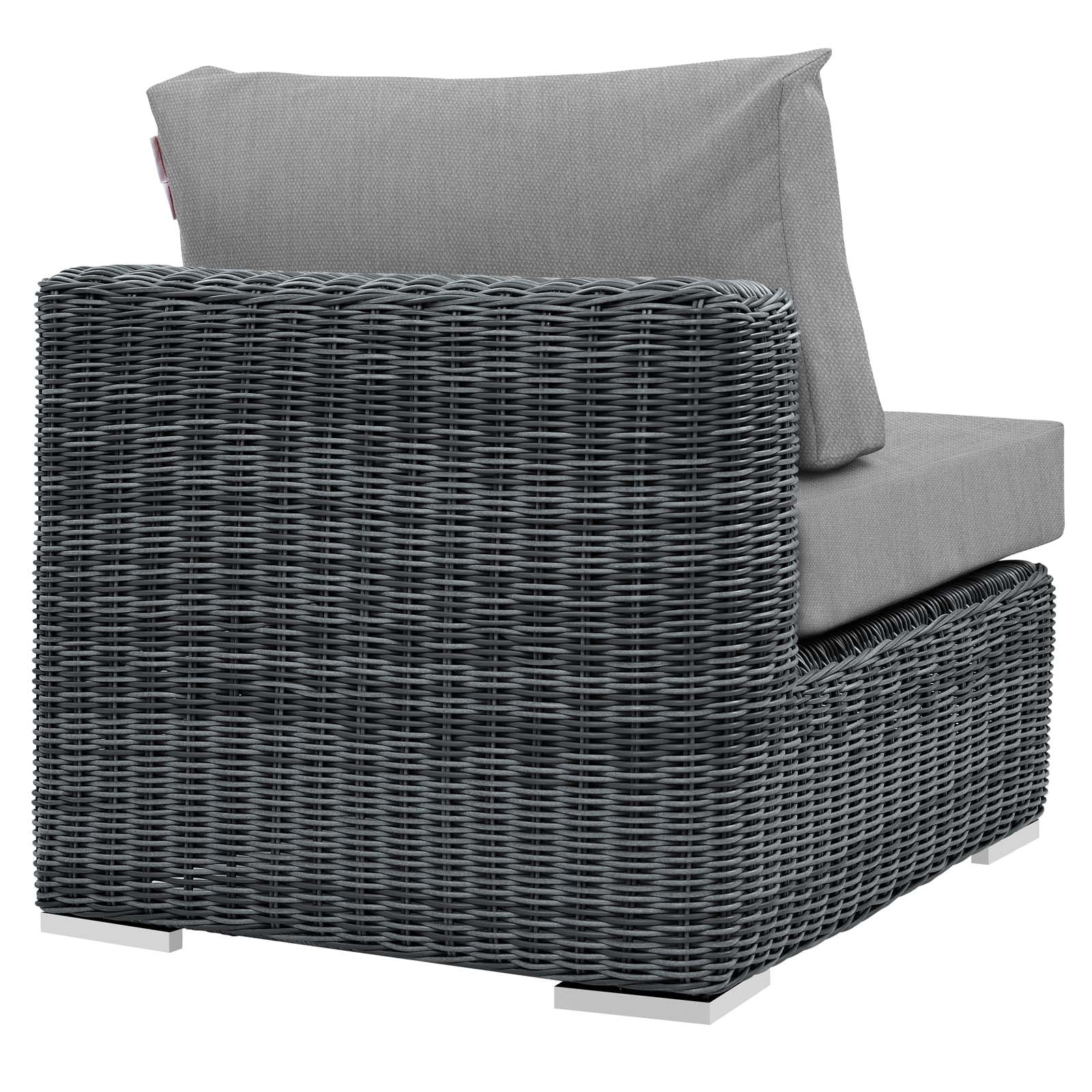 Summon Outdoor Patio Sunbrella® Armless by Modway