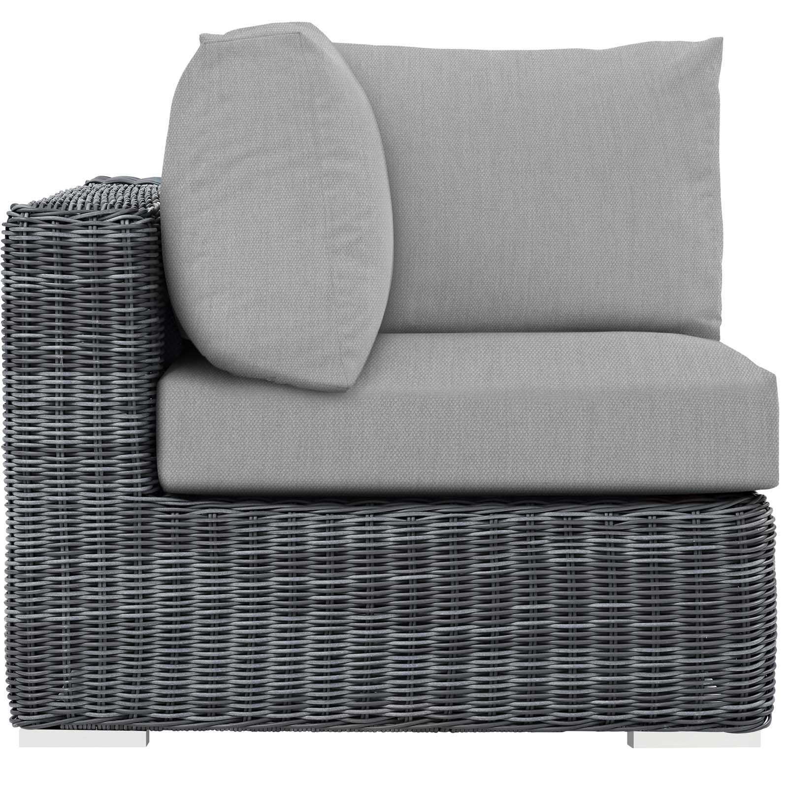 Summon Outdoor Patio Sunbrella® Corner by Modway