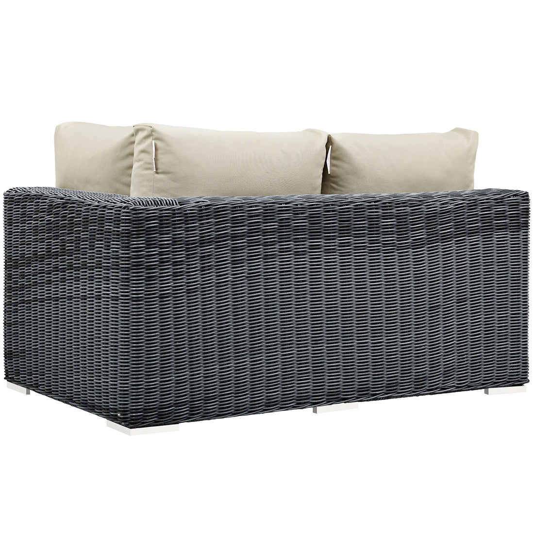 Summon Outdoor Patio Sunbrella® Right Arm Loveseat by Modway