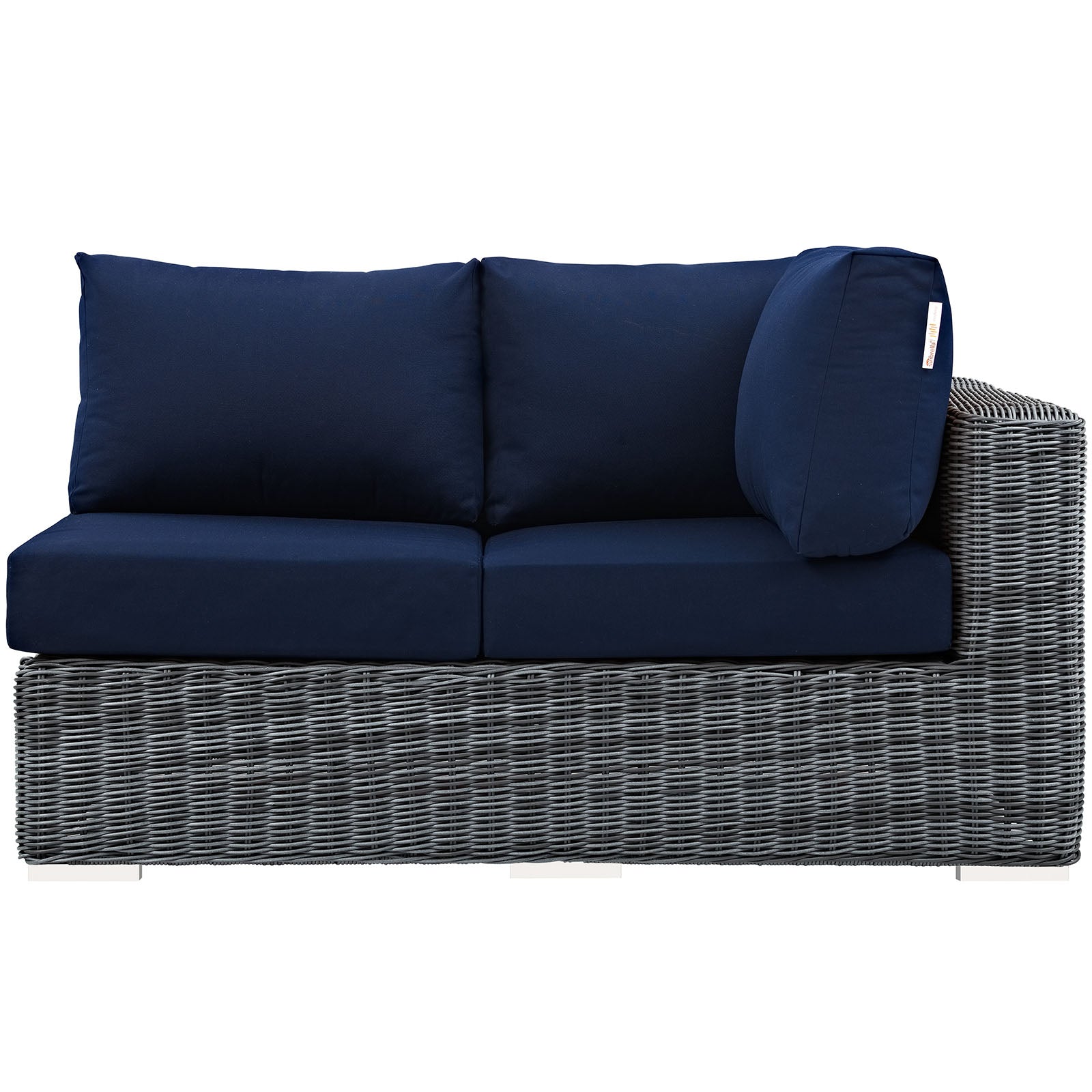 Summon Outdoor Patio Sunbrella® Right Arm Loveseat by Modway