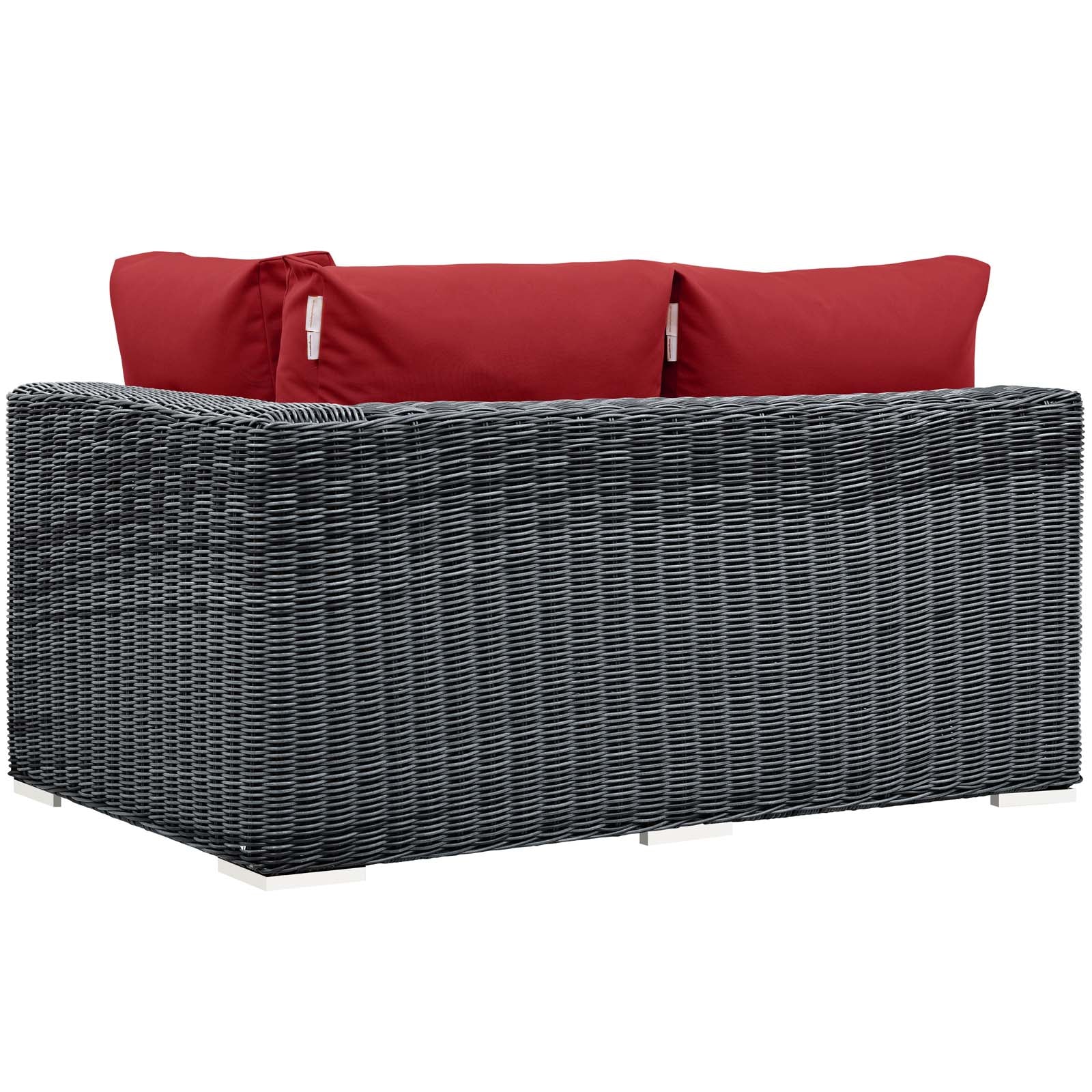 Summon Outdoor Patio Sunbrella® Right Arm Loveseat by Modway