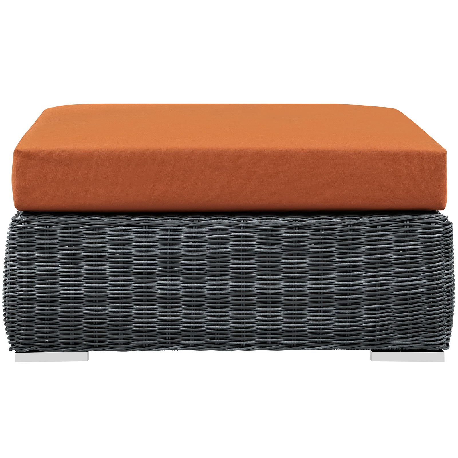 Summon Outdoor Patio Sunbrella® Square Ottoman by Modway