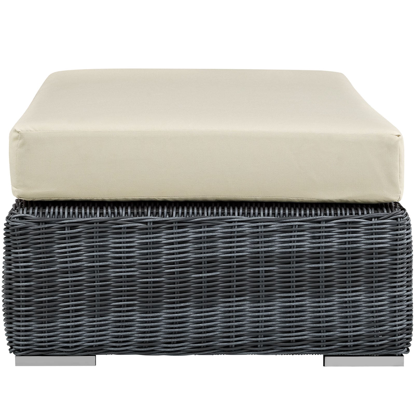 Summon Outdoor Patio Sunbrella® Rectangle Ottoman by Modway