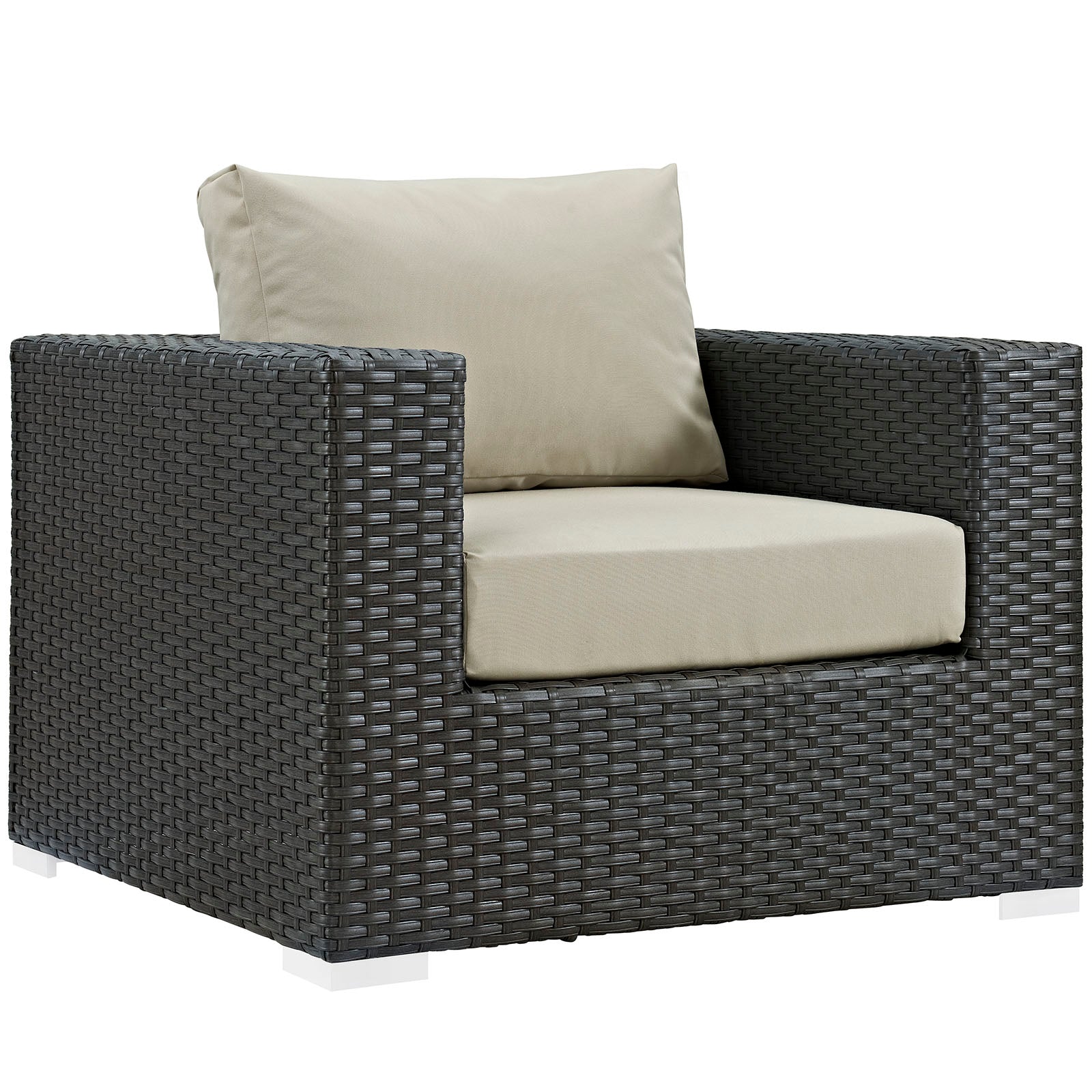 Sojourn 8 Piece Outdoor Patio Sunbrella® Sectional Set by Modway