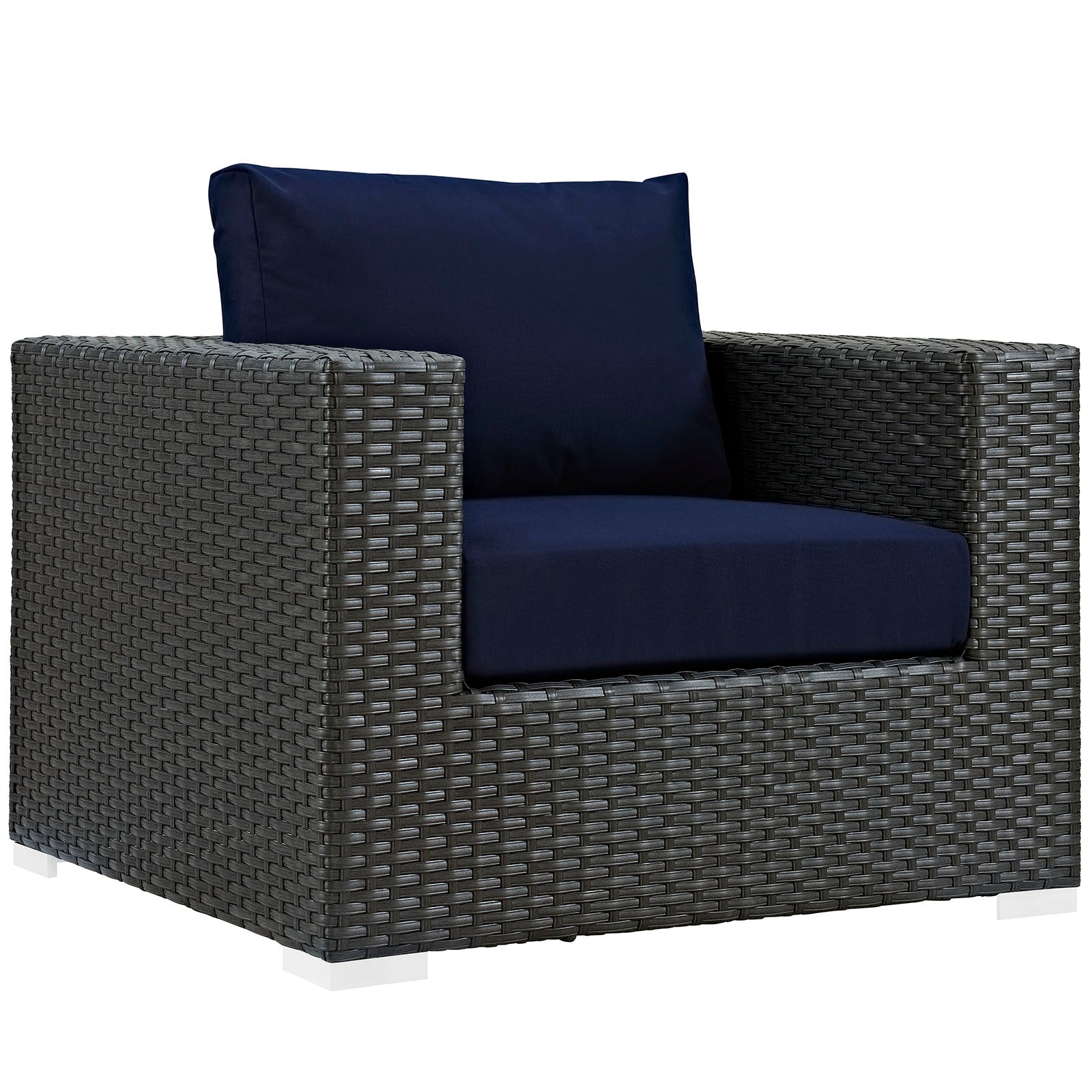 Sojourn 8 Piece Outdoor Patio Sunbrella® Sectional Set by Modway