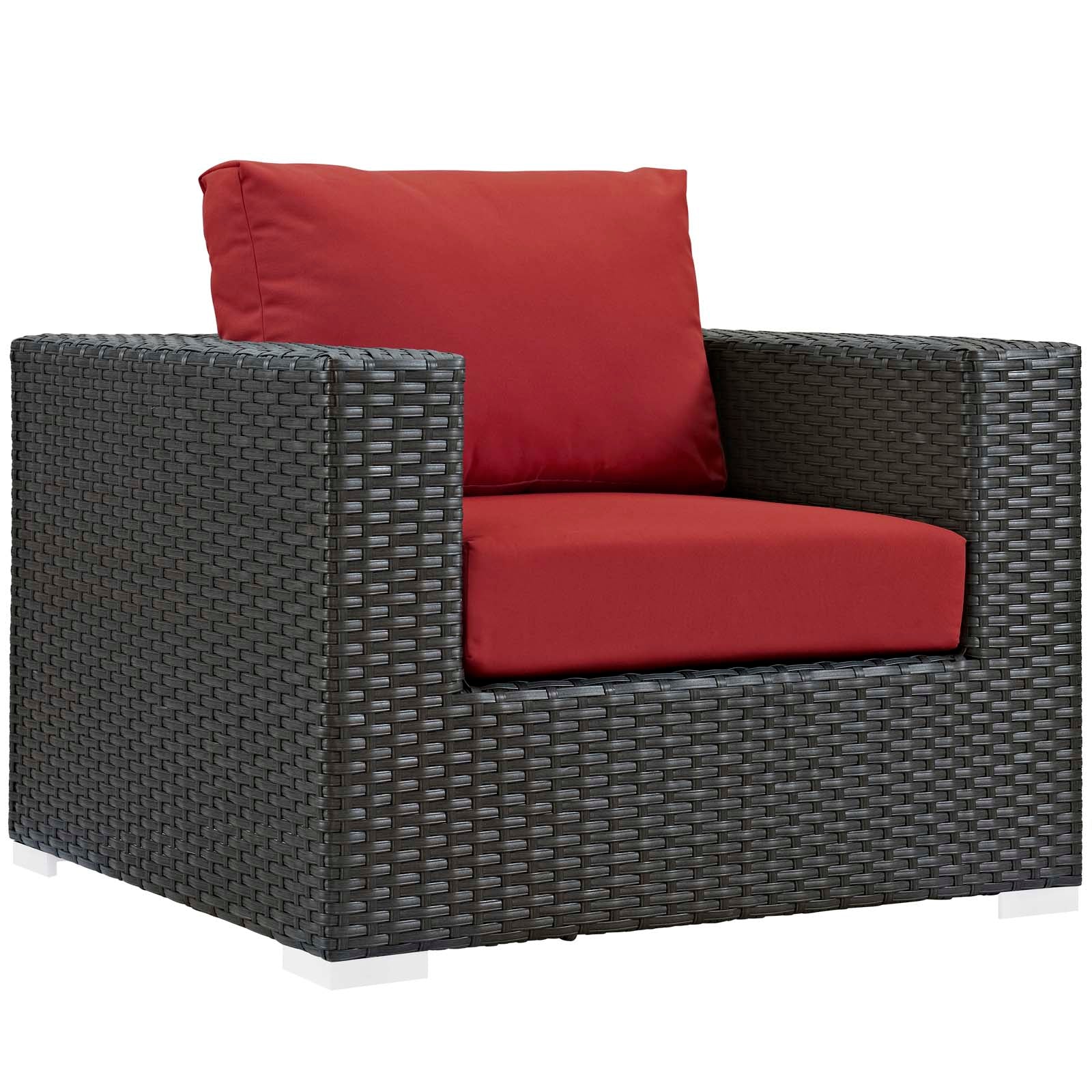 Sojourn 8 Piece Outdoor Patio Sunbrella® Sectional Set by Modway