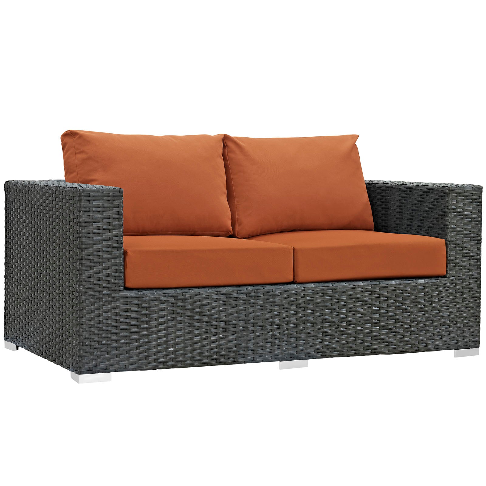 Sojourn 8 Piece Outdoor Patio Sunbrella® Sectional Set by Modway