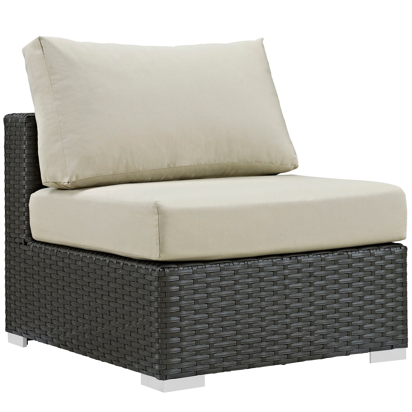 Sojourn 10 Piece Outdoor Patio Sunbrella® Sectional Set by Modway