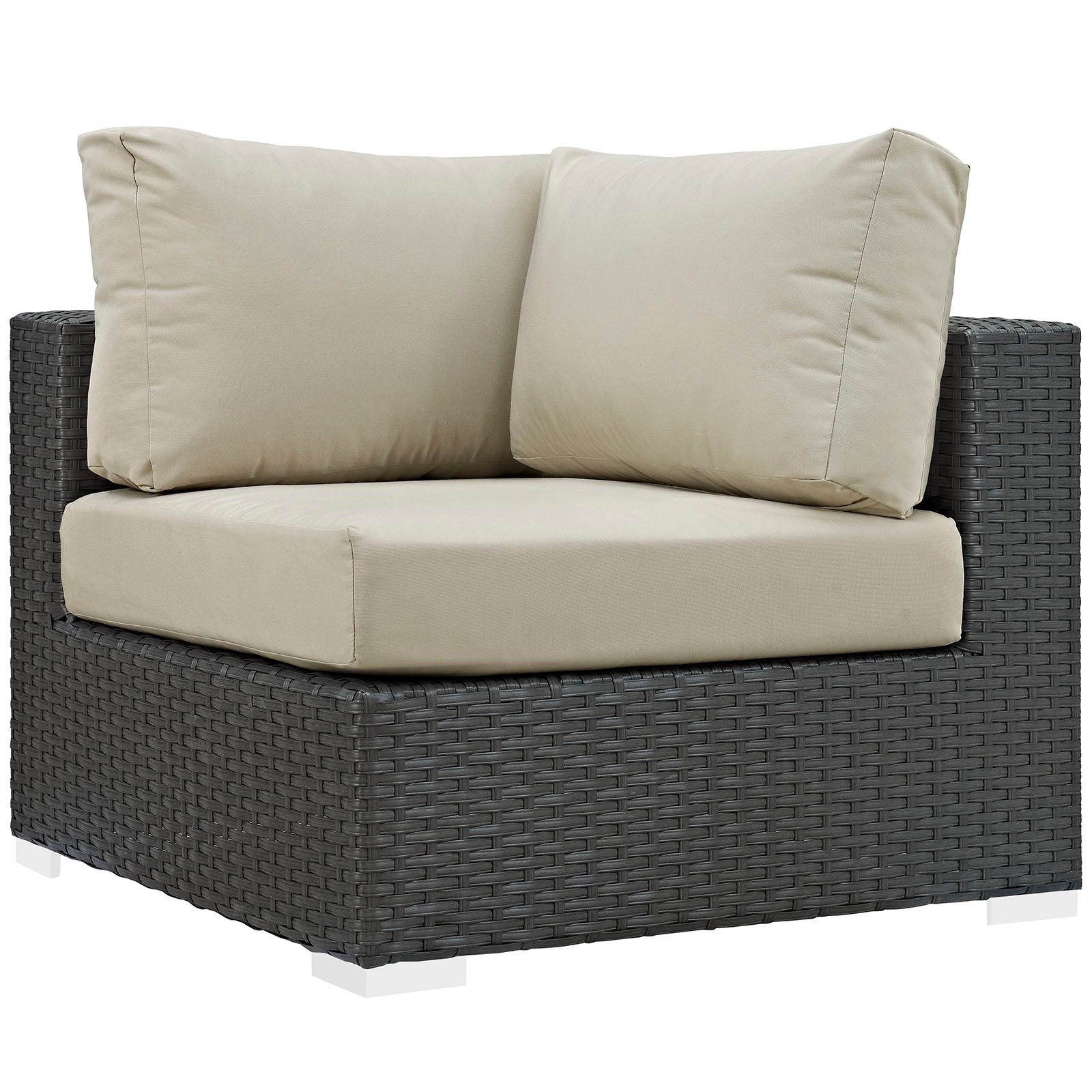 Sojourn 10 Piece Outdoor Patio Sunbrella® Sectional Set by Modway