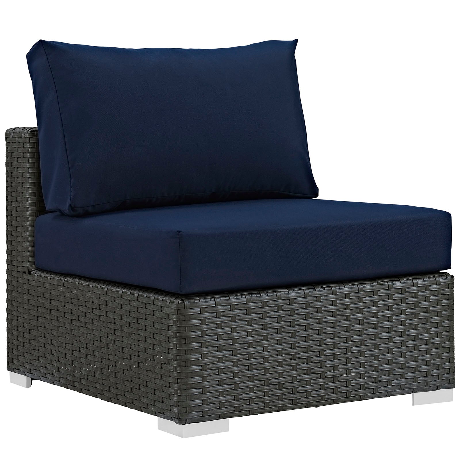 Sojourn 10 Piece Outdoor Patio Sunbrella® Sectional Set by Modway