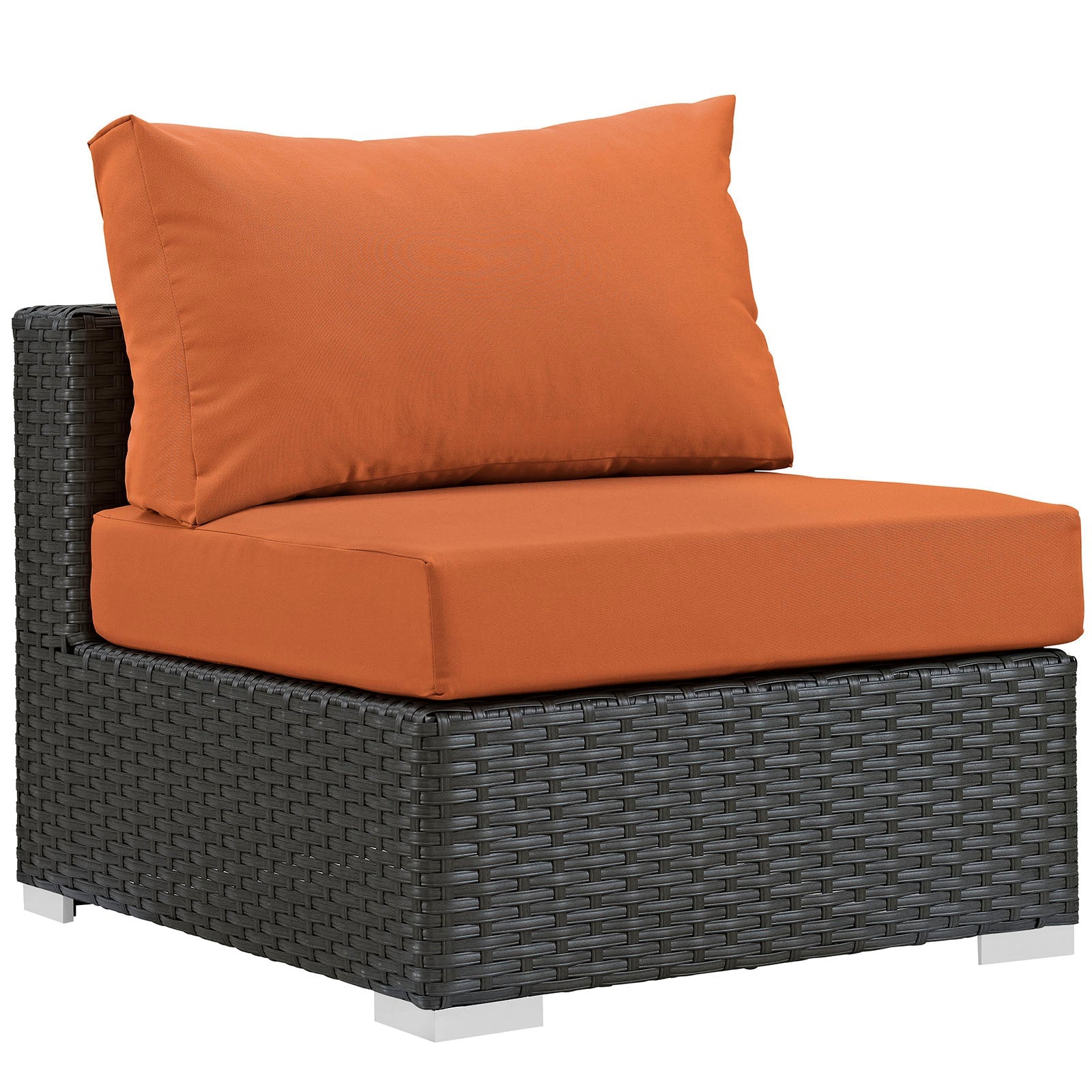 Sojourn 10 Piece Outdoor Patio Sunbrella® Sectional Set by Modway