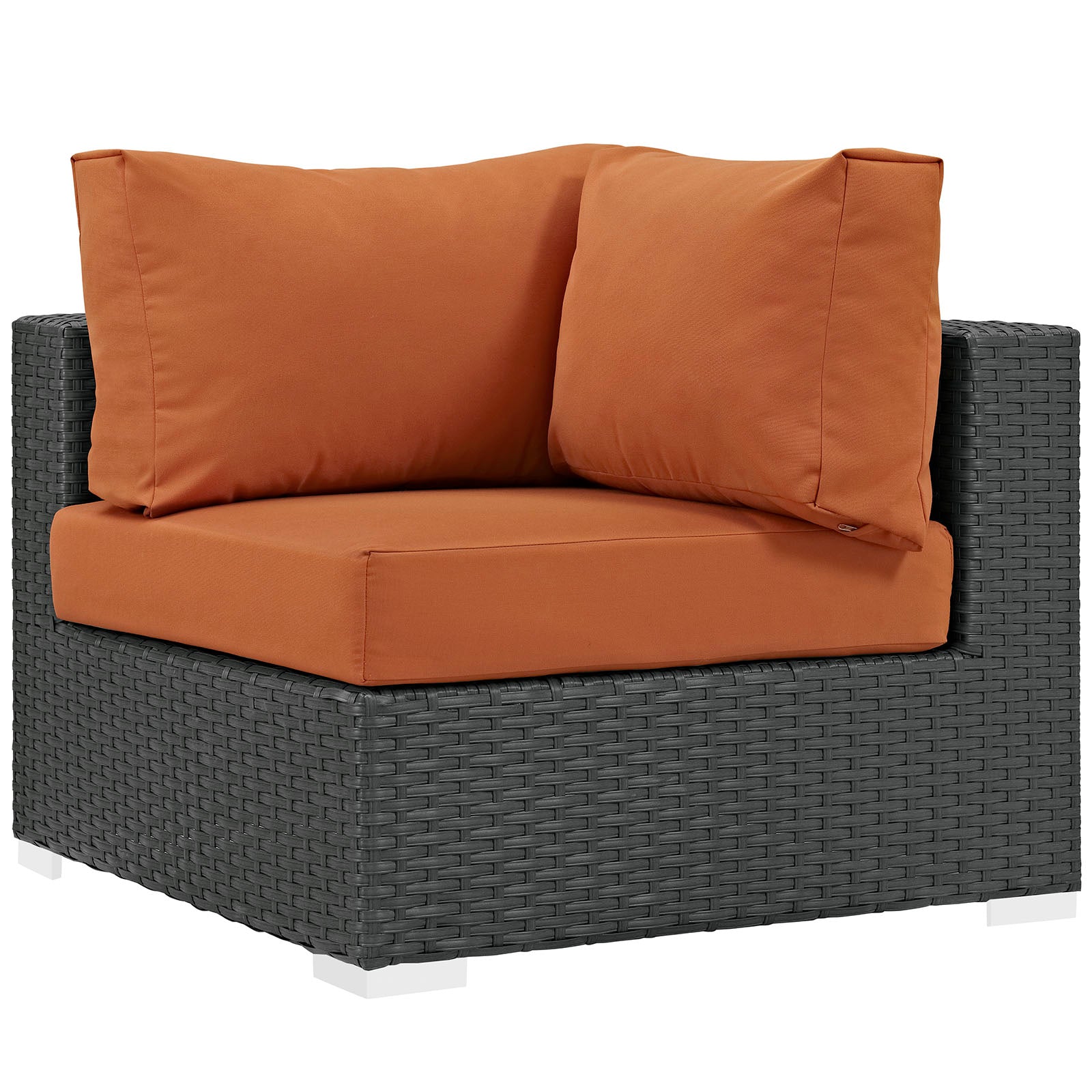 Sojourn 10 Piece Outdoor Patio Sunbrella® Sectional Set by Modway