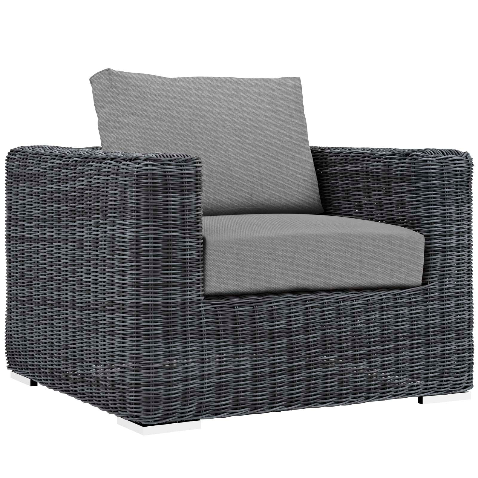 Summon 7 Piece Outdoor Patio Sunbrella® Sectional Set by Modway