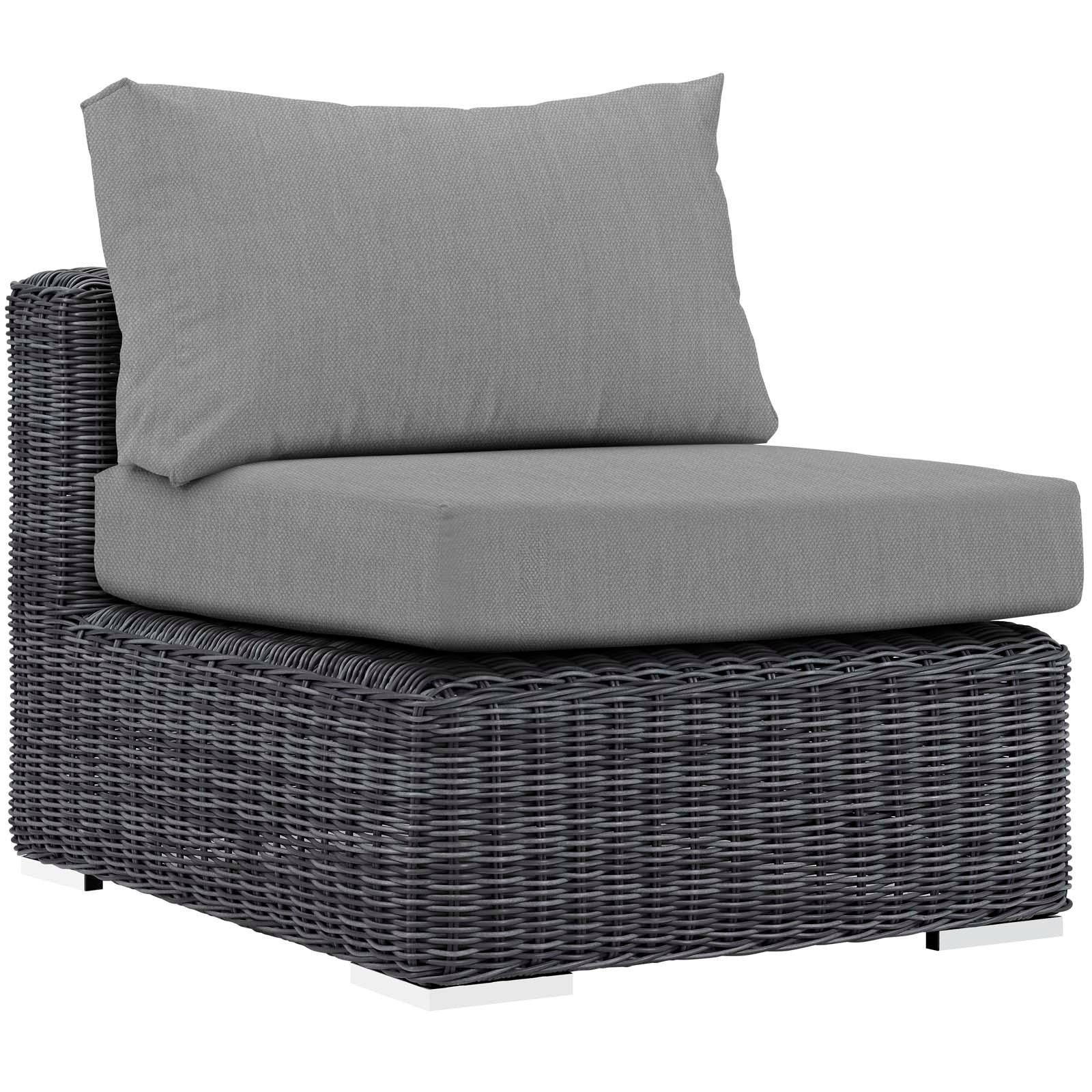 Summon 7 Piece Outdoor Patio Sunbrella® Sectional Set by Modway