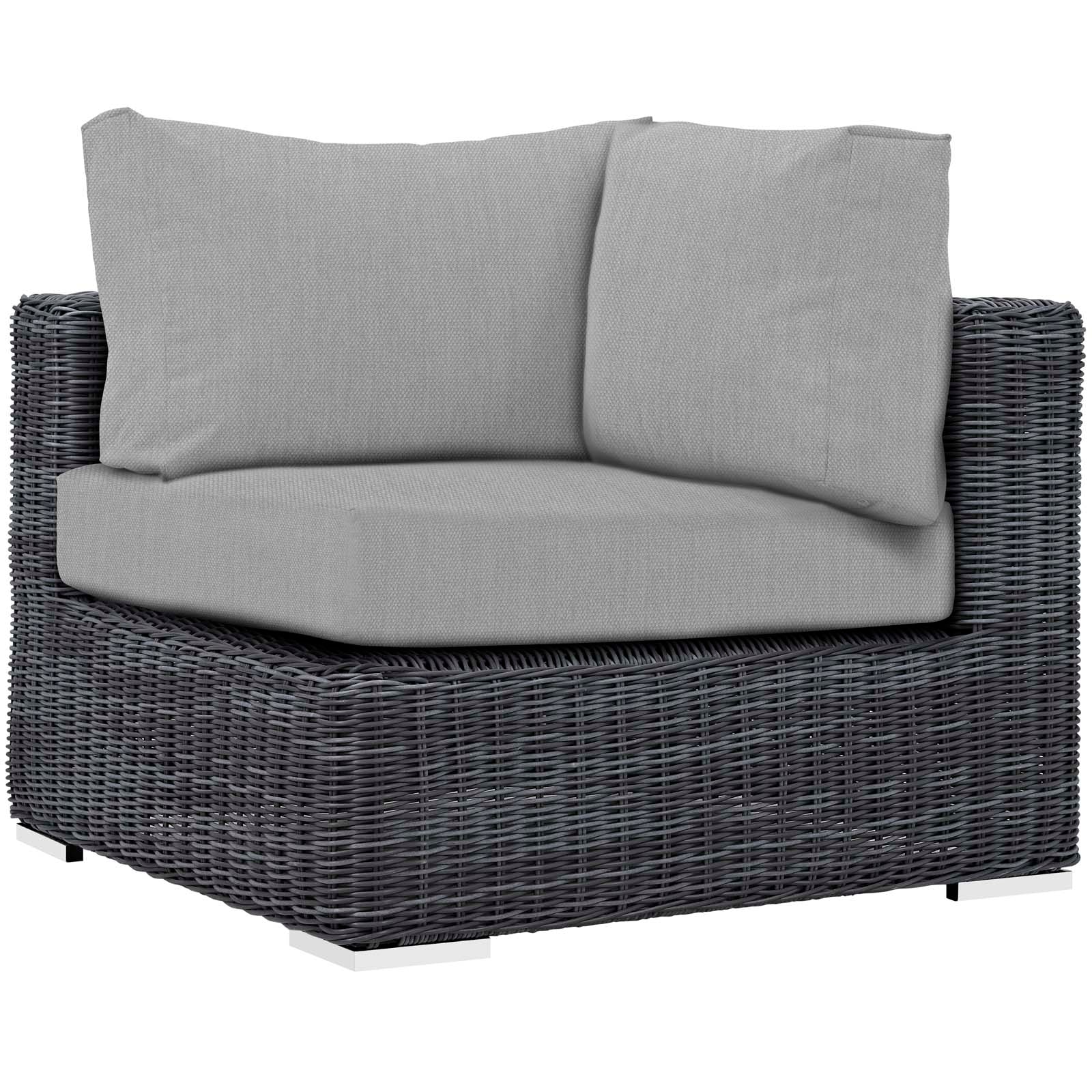 Summon 7 Piece Outdoor Patio Sunbrella® Sectional Set by Modway