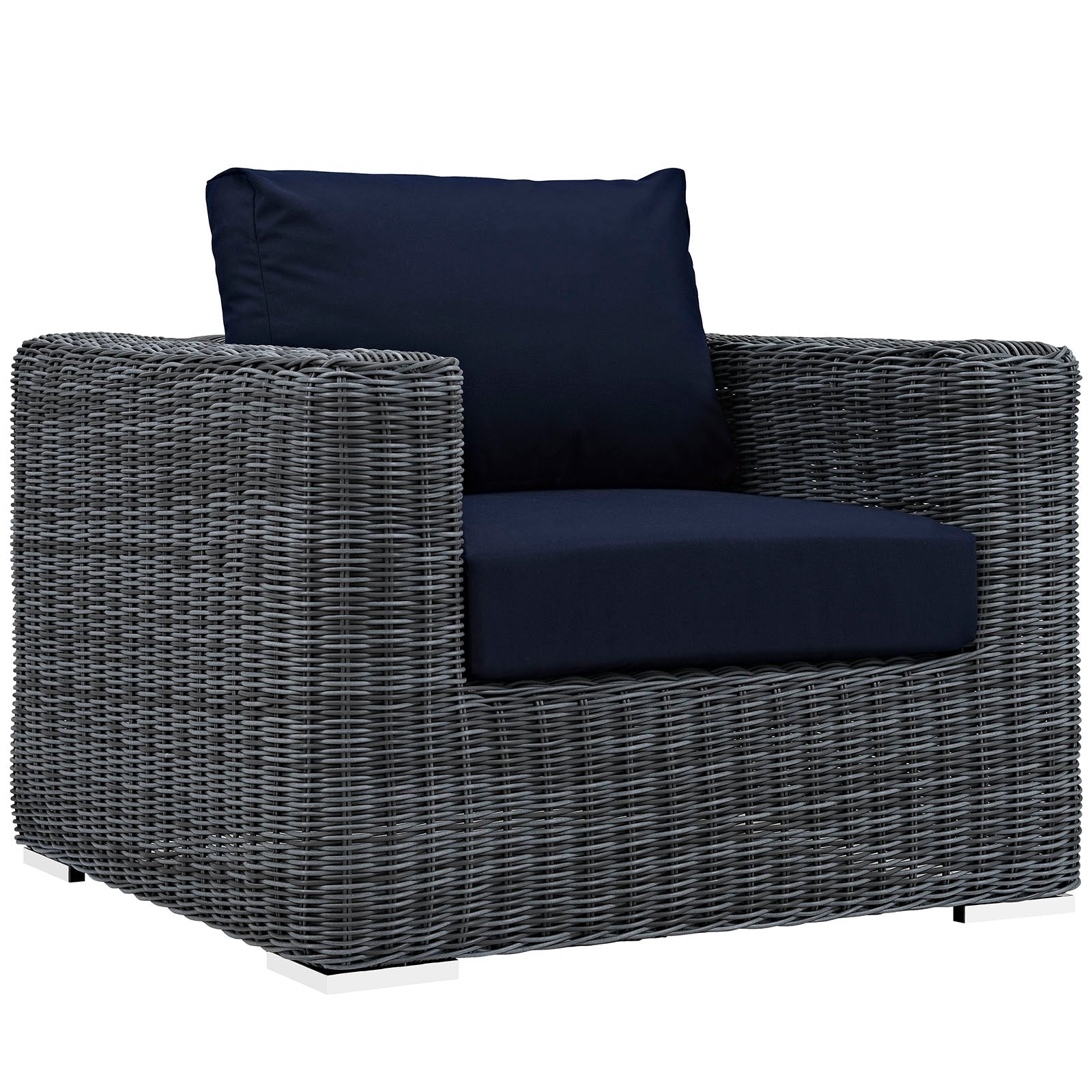 Summon 7 Piece Outdoor Patio Sunbrella® Sectional Set by Modway