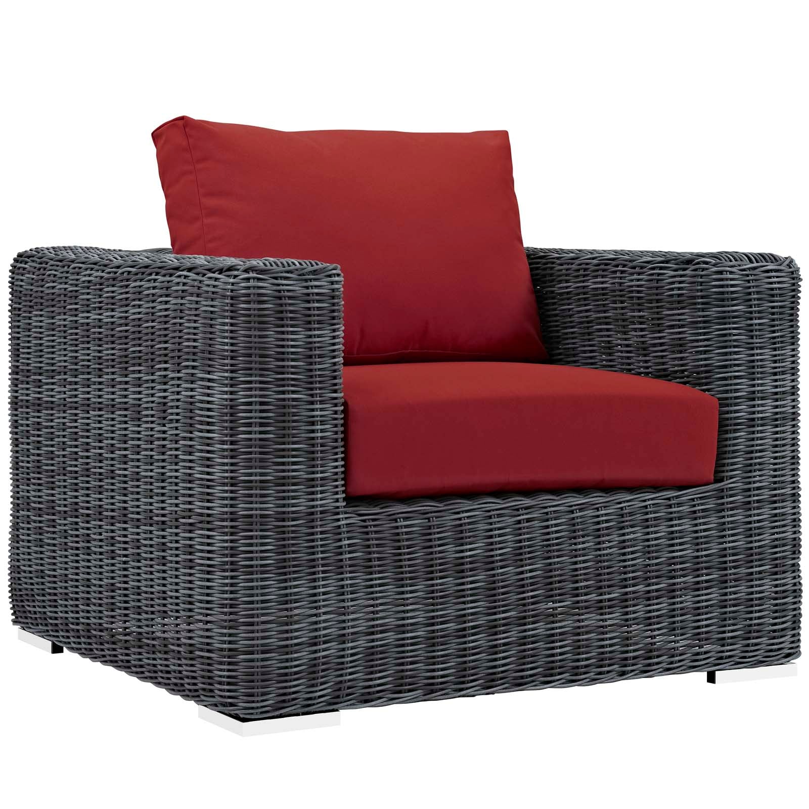 Summon 7 Piece Outdoor Patio Sunbrella® Sectional Set by Modway