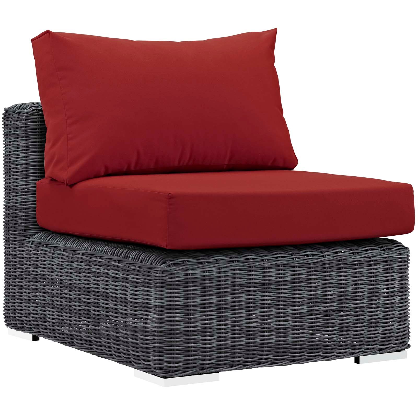 Summon 7 Piece Outdoor Patio Sunbrella® Sectional Set by Modway