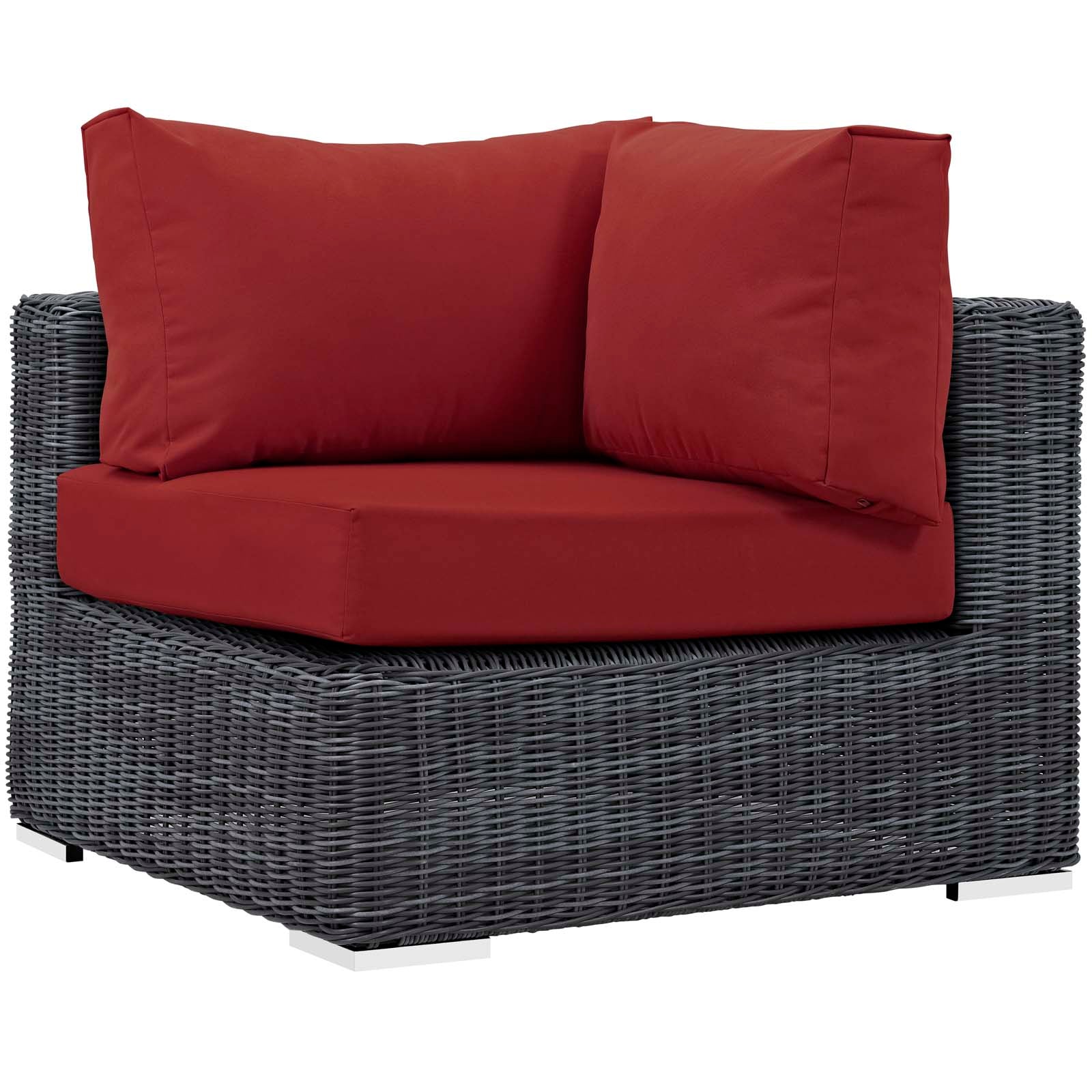 Summon 7 Piece Outdoor Patio Sunbrella® Sectional Set by Modway