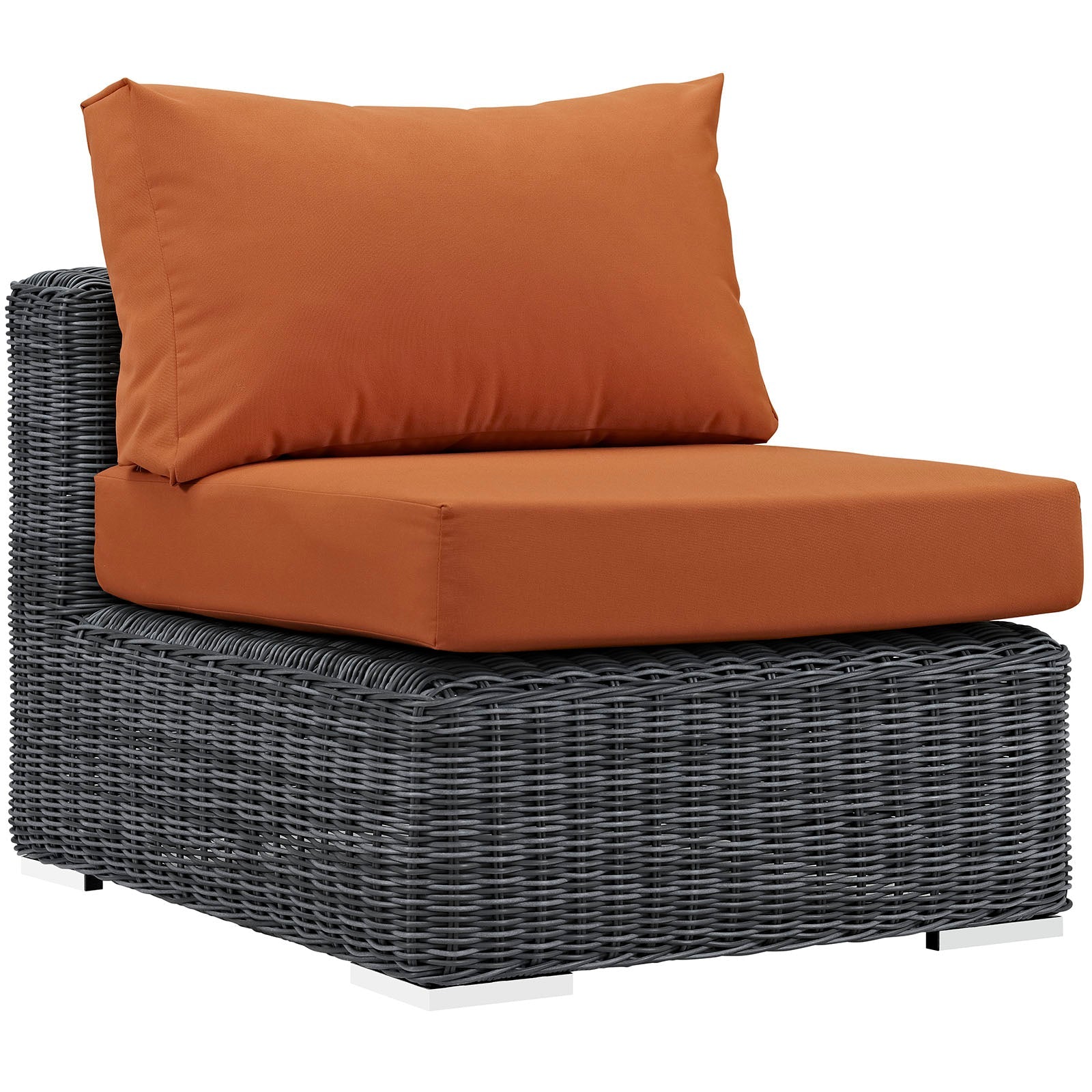 Summon 7 Piece Outdoor Patio Sunbrella® Sectional Set by Modway