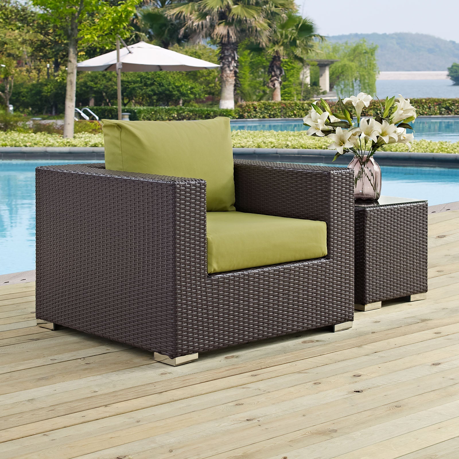Convene Outdoor Patio Armchair by Modway