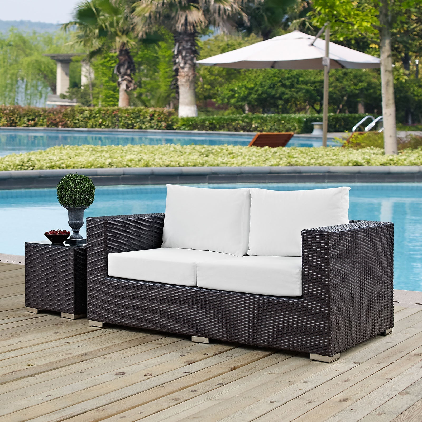 Convene Outdoor Patio Loveseat by Modway