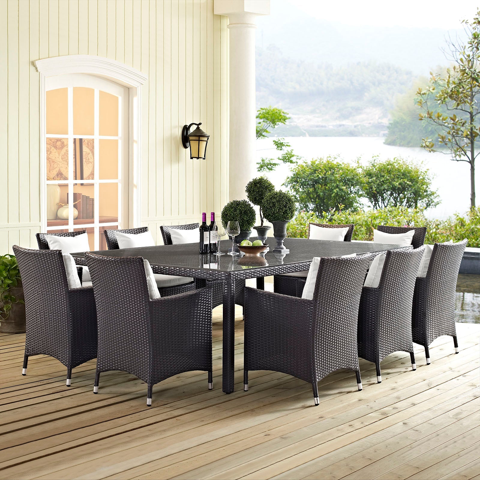 Convene 90" Outdoor Patio Dining Table by Modway