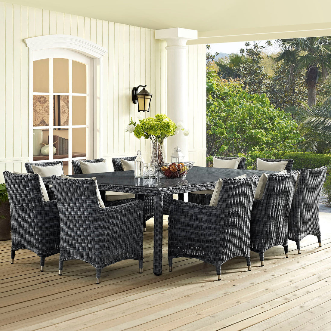 Summon 90" Outdoor Patio Dining Table by Modway