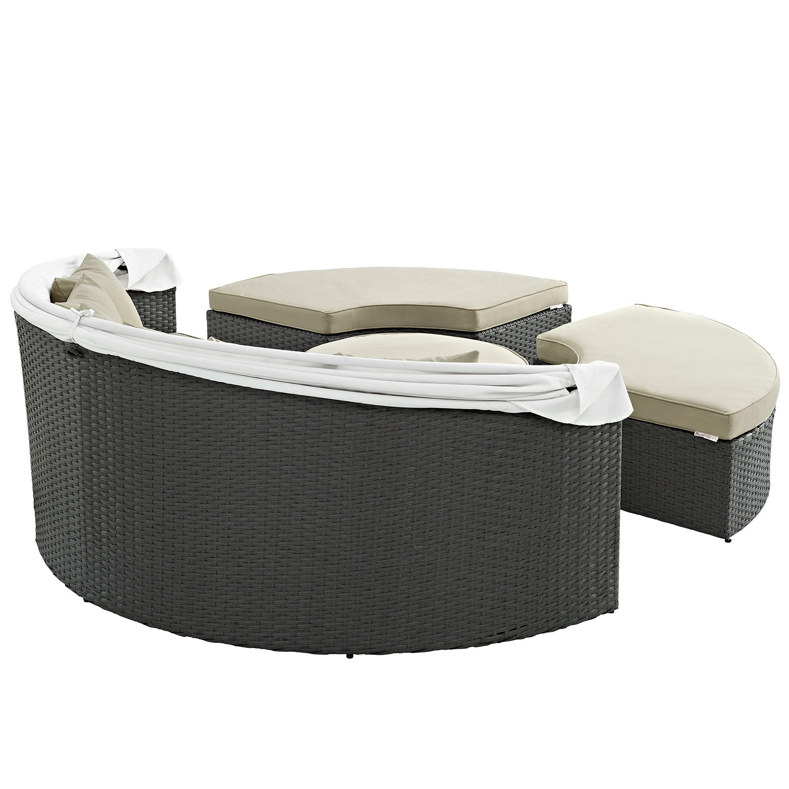 Sojourn Outdoor Patio Sunbrella® Daybed by Modway