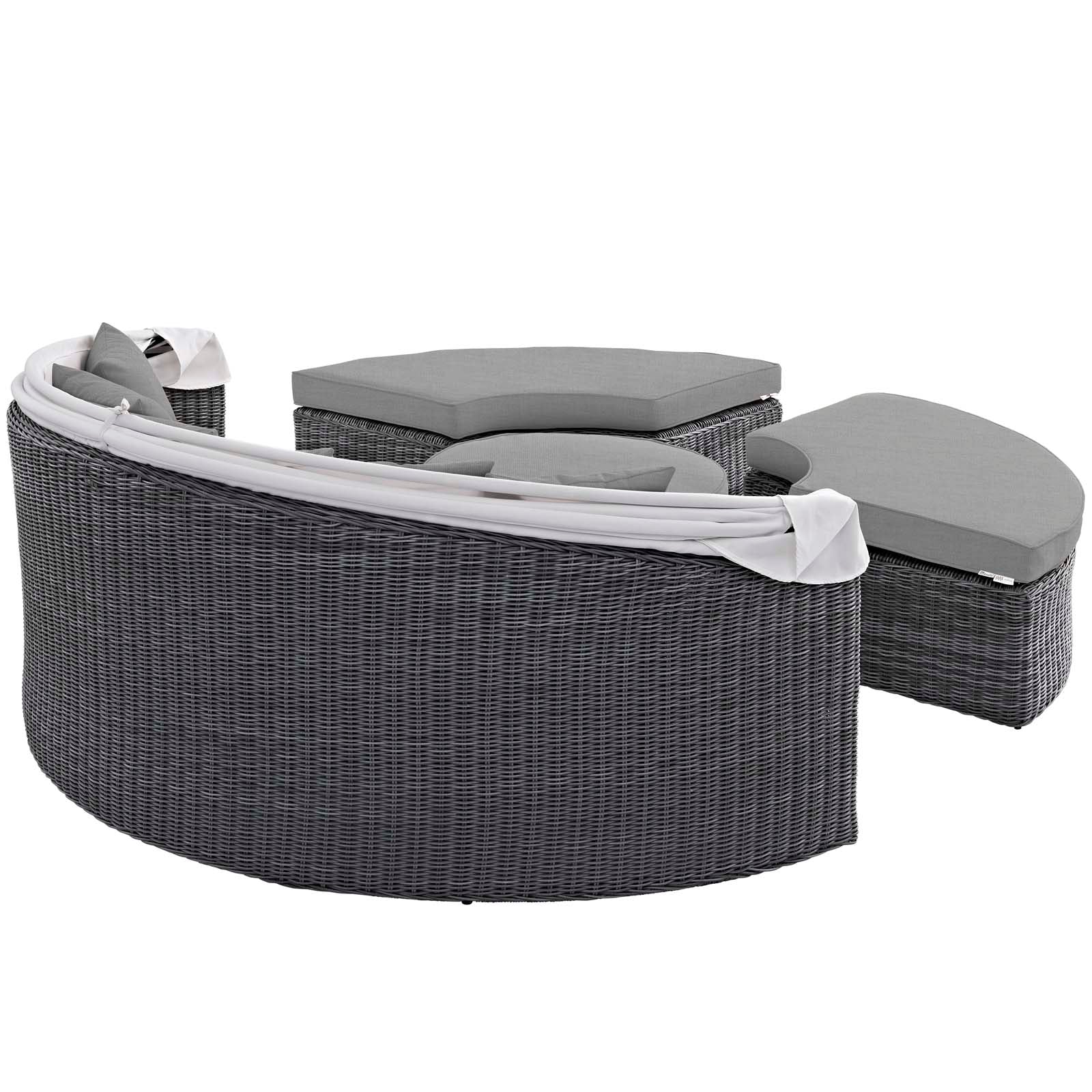 Summon Canopy Outdoor Patio Sunbrella® Daybed by Modway