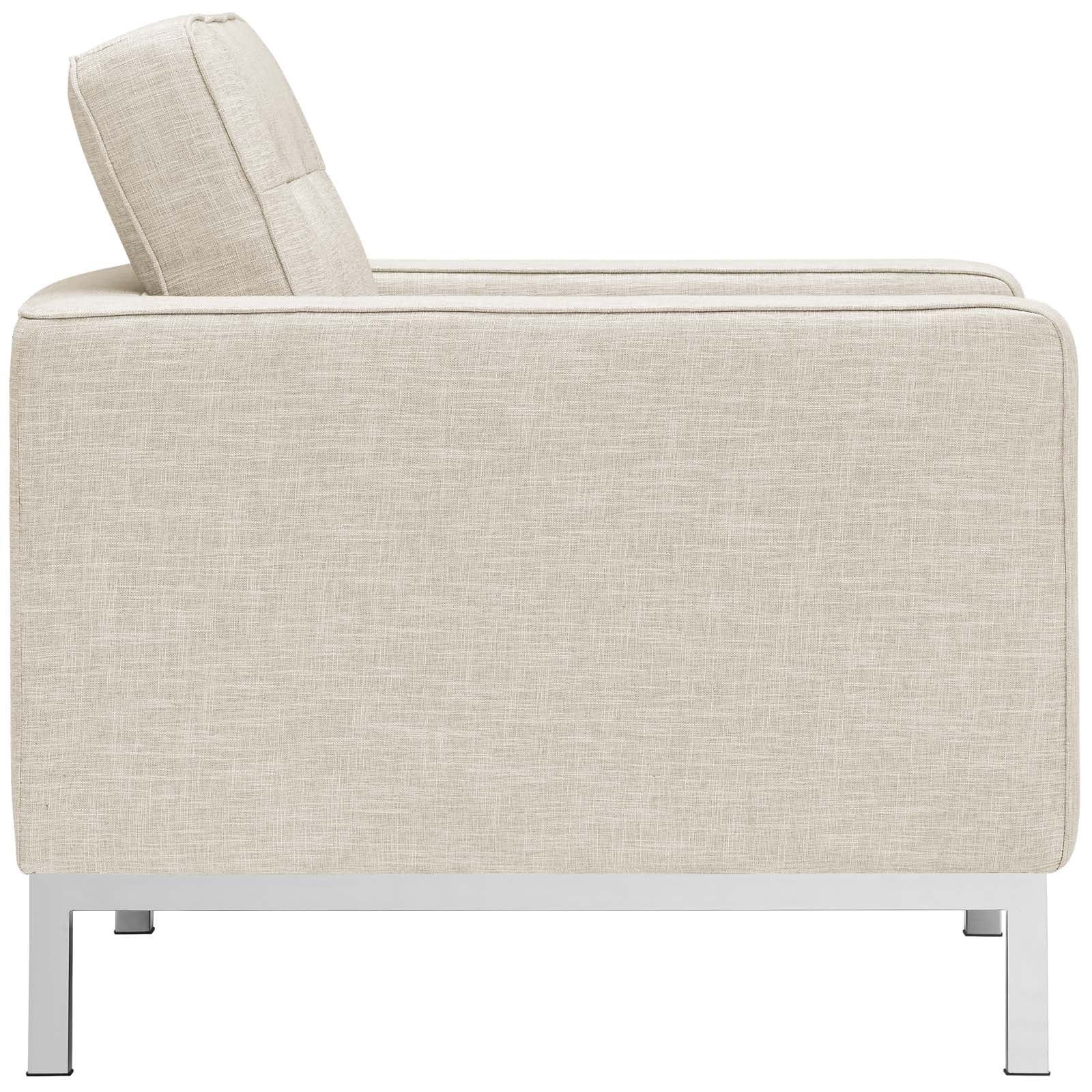 Loft Upholstered Fabric Armchair by Modway