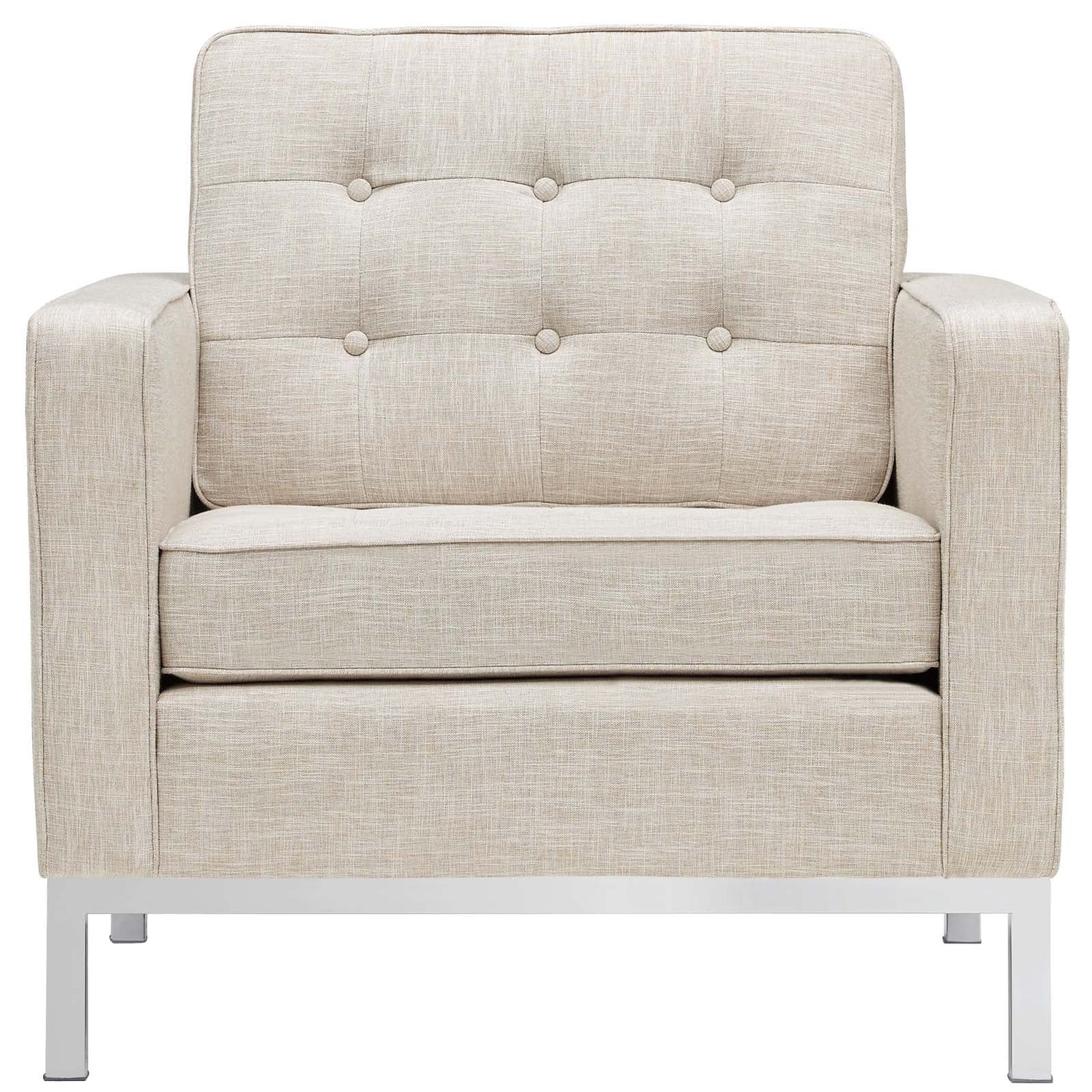 Loft Upholstered Fabric Armchair by Modway