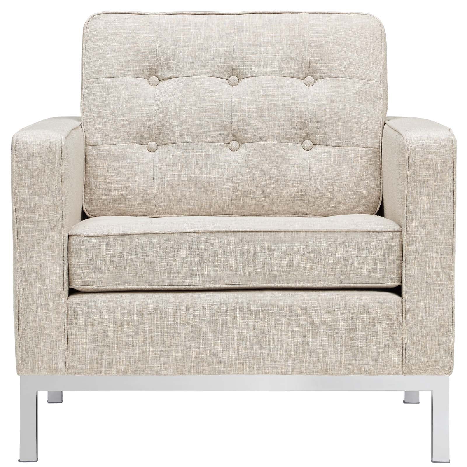 Loft Upholstered Fabric Armchair by Modway