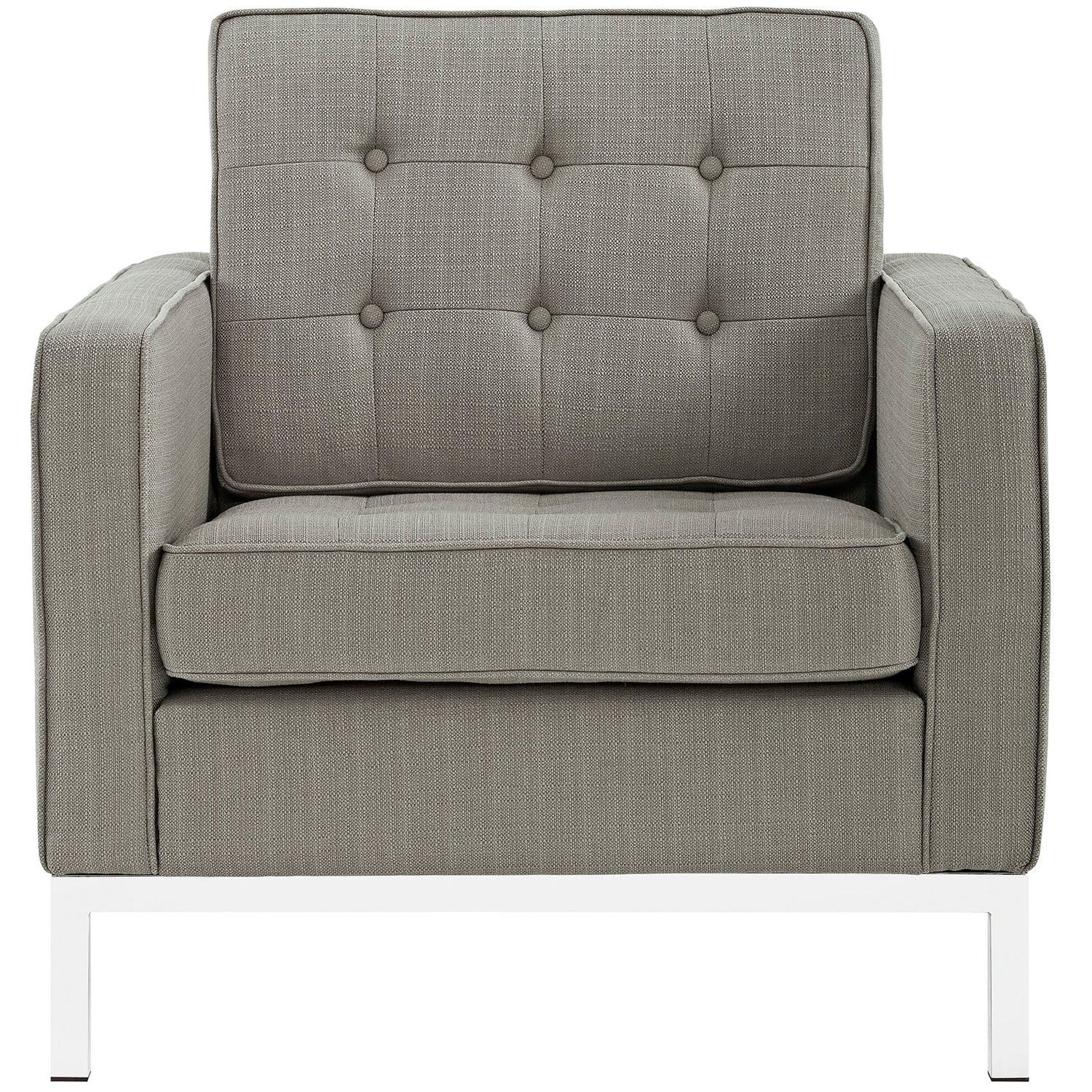Loft Upholstered Fabric Armchair by Modway