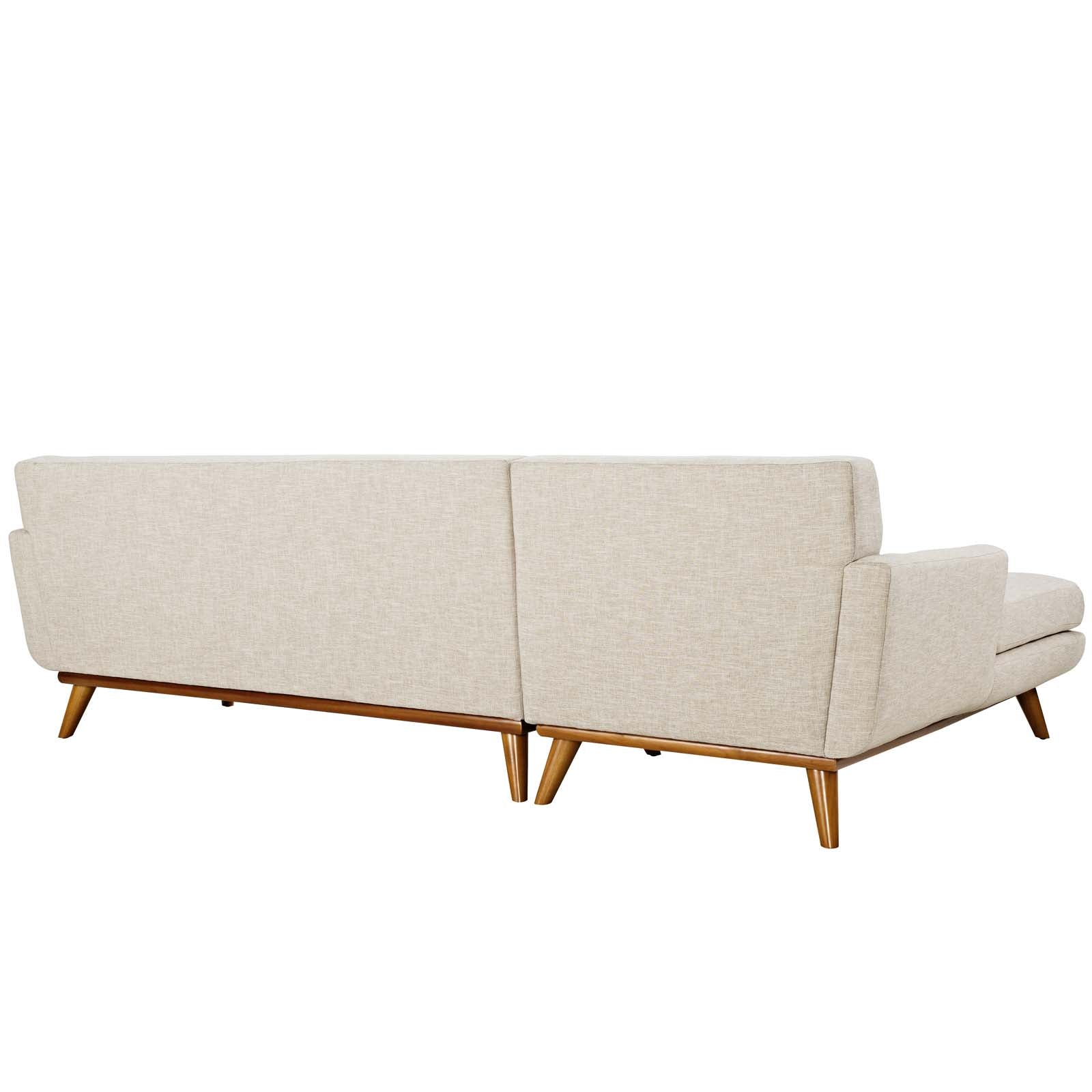 Engage Left-Facing Upholstered Fabric Sectional Sofa by Modway
