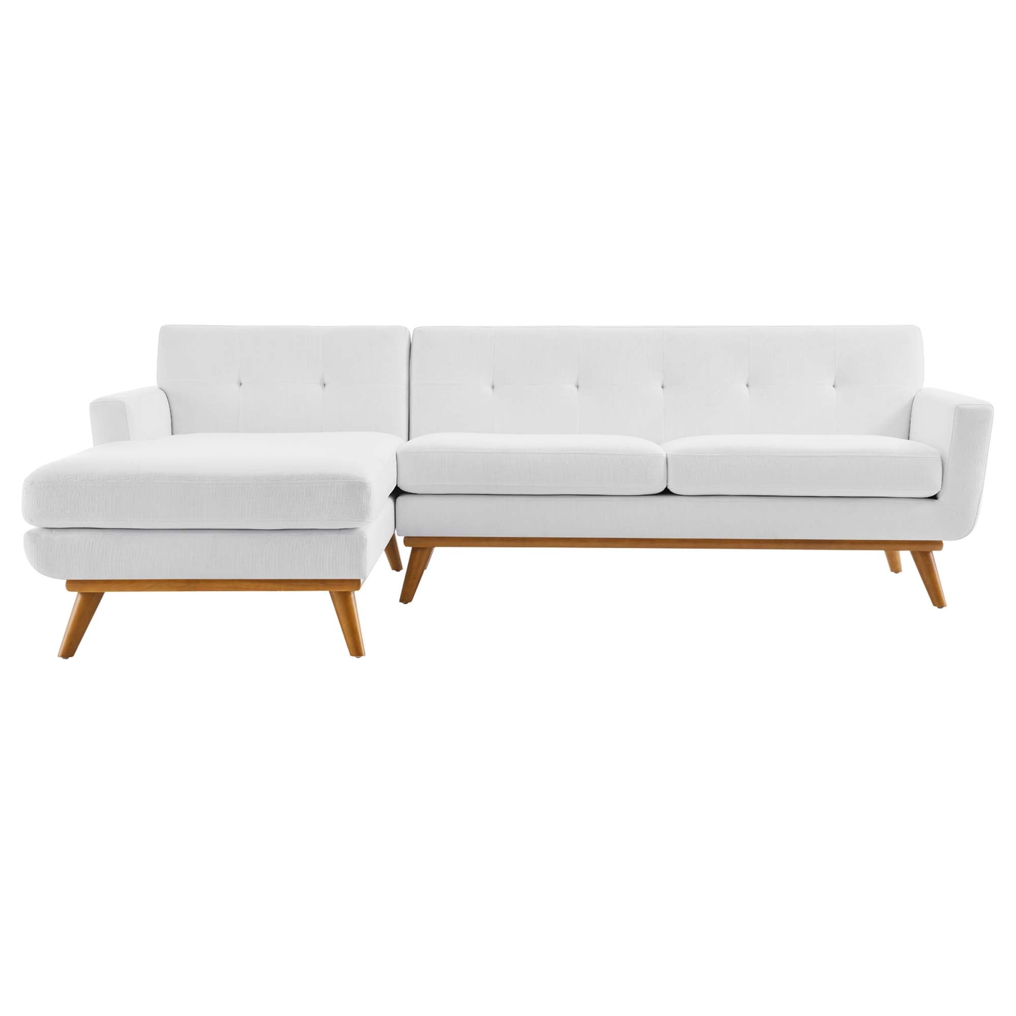Engage Left-Facing Upholstered Fabric Sectional Sofa by Modway