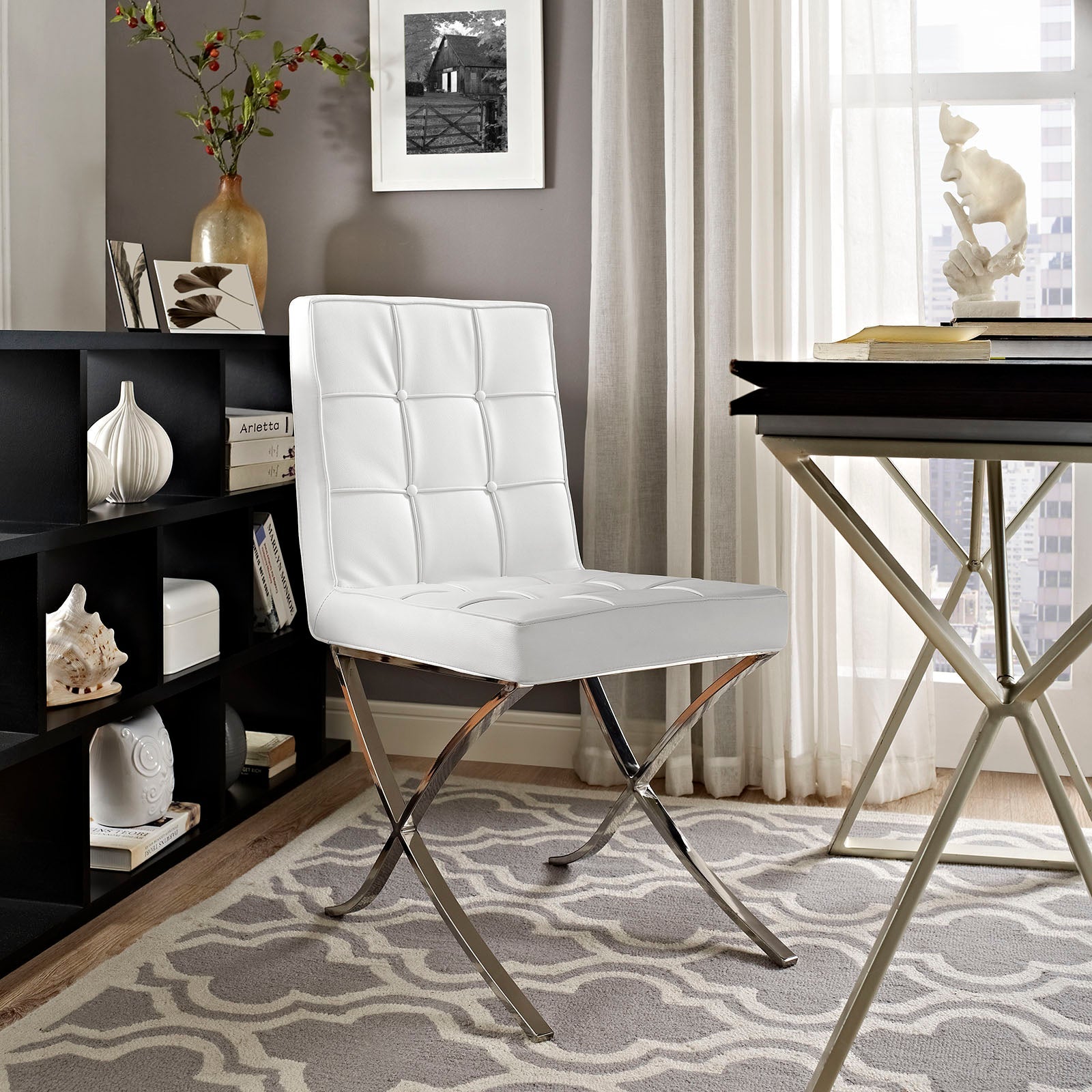 Trieste Vinyl Dining Chair by Modway