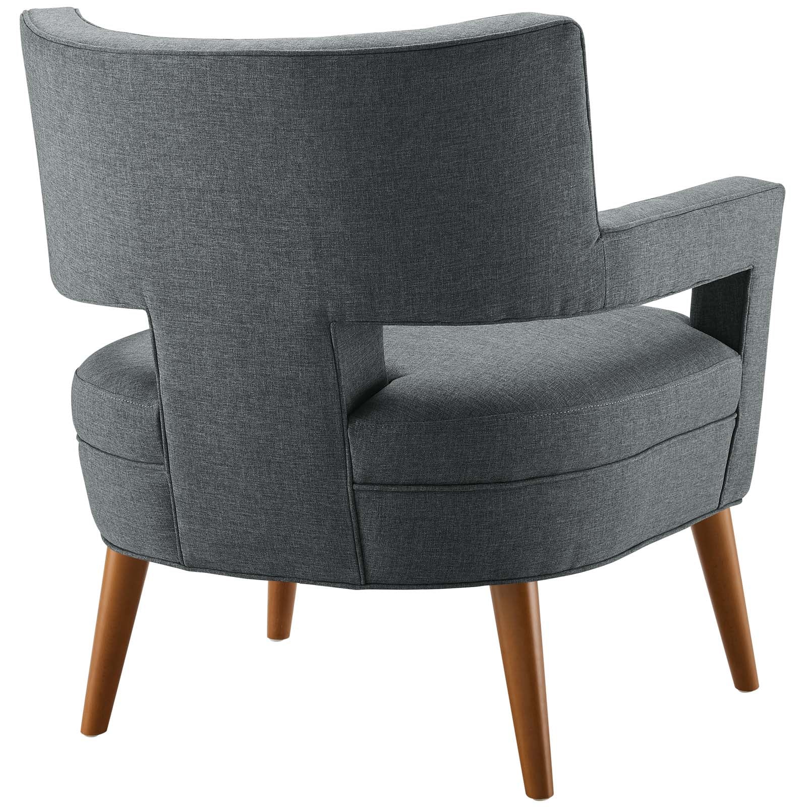 Sheer Upholstered Fabric Armchair by Modway