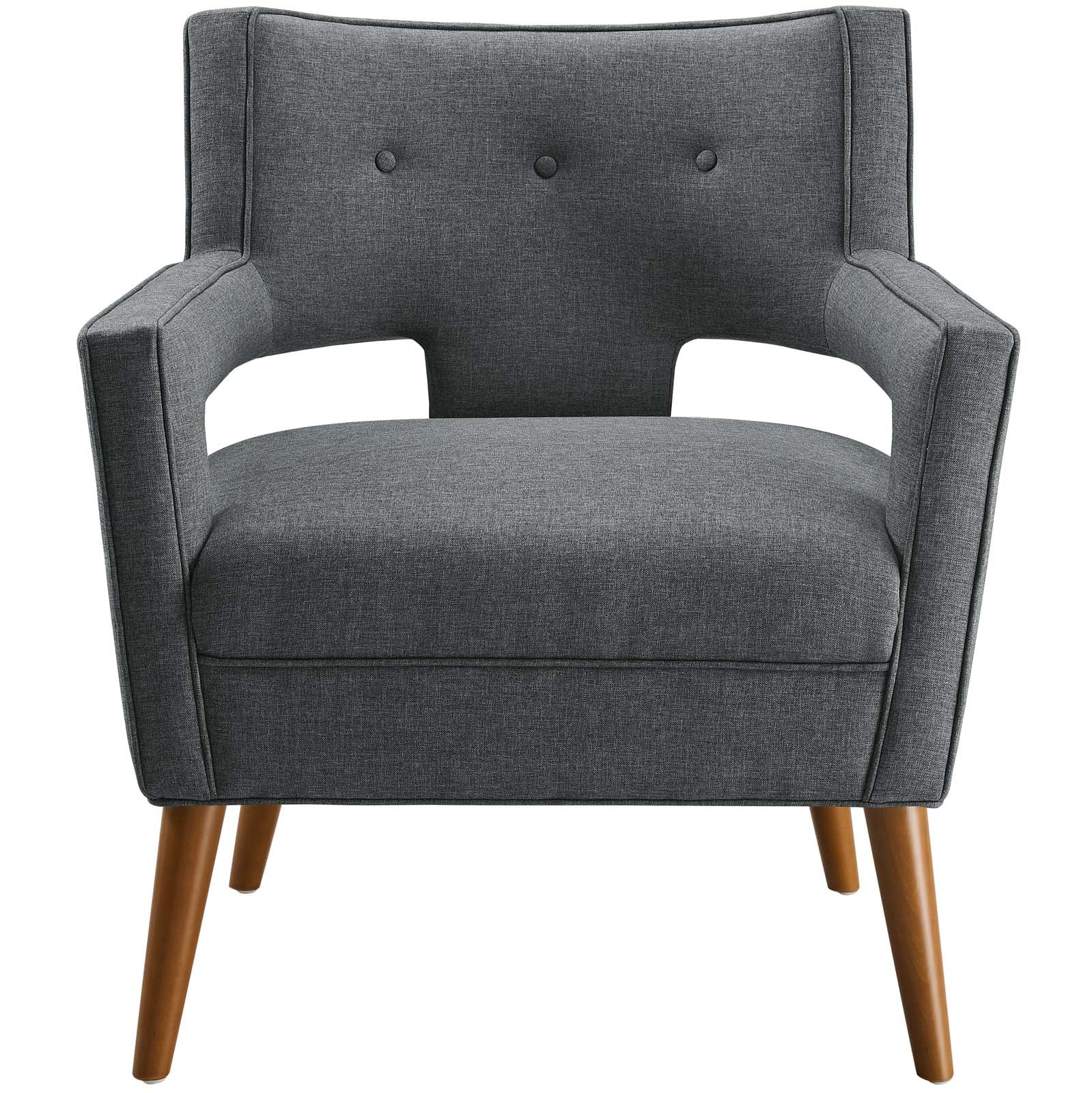 Sheer Upholstered Fabric Armchair by Modway