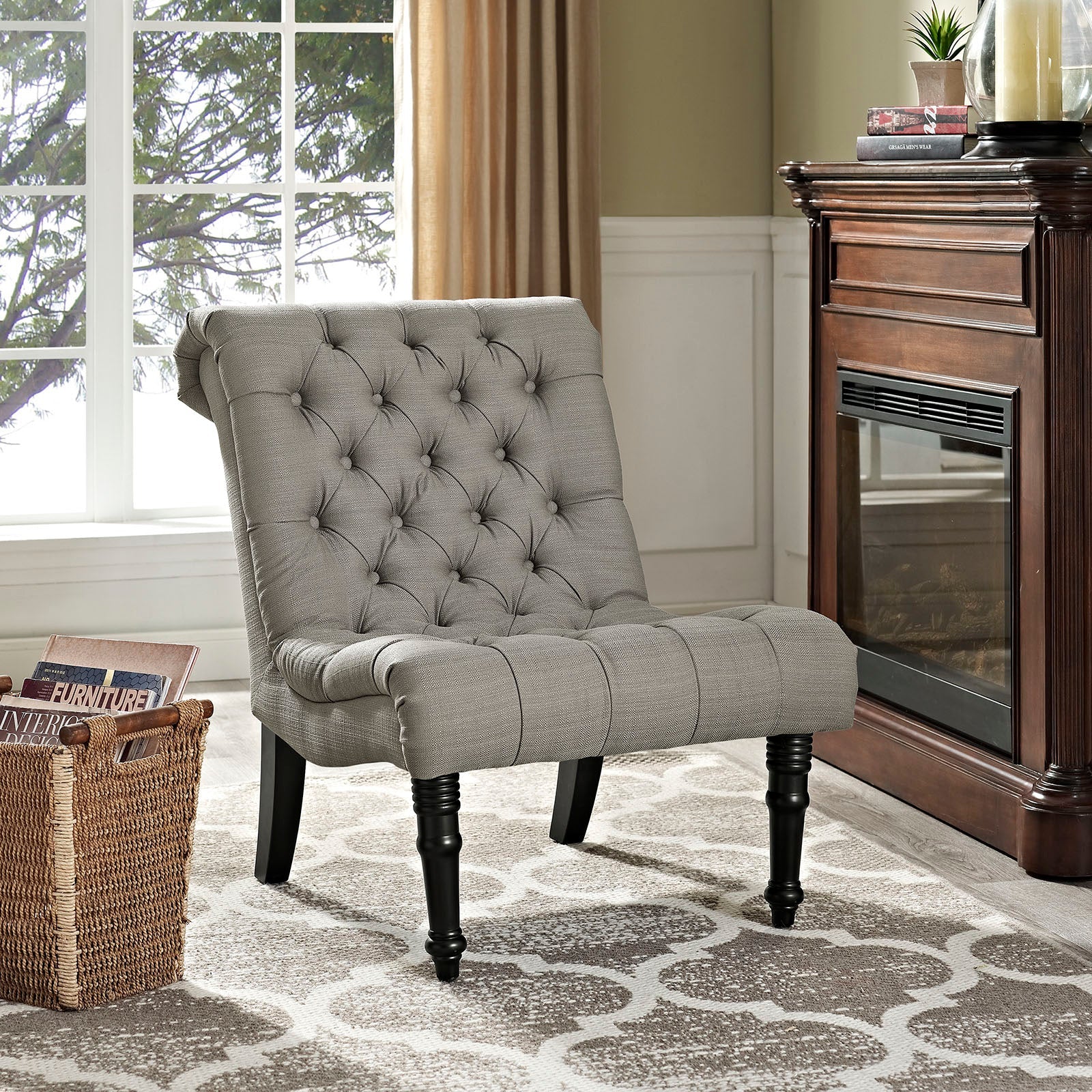 Navigate Upholstered Fabric Lounge Chair by Modway