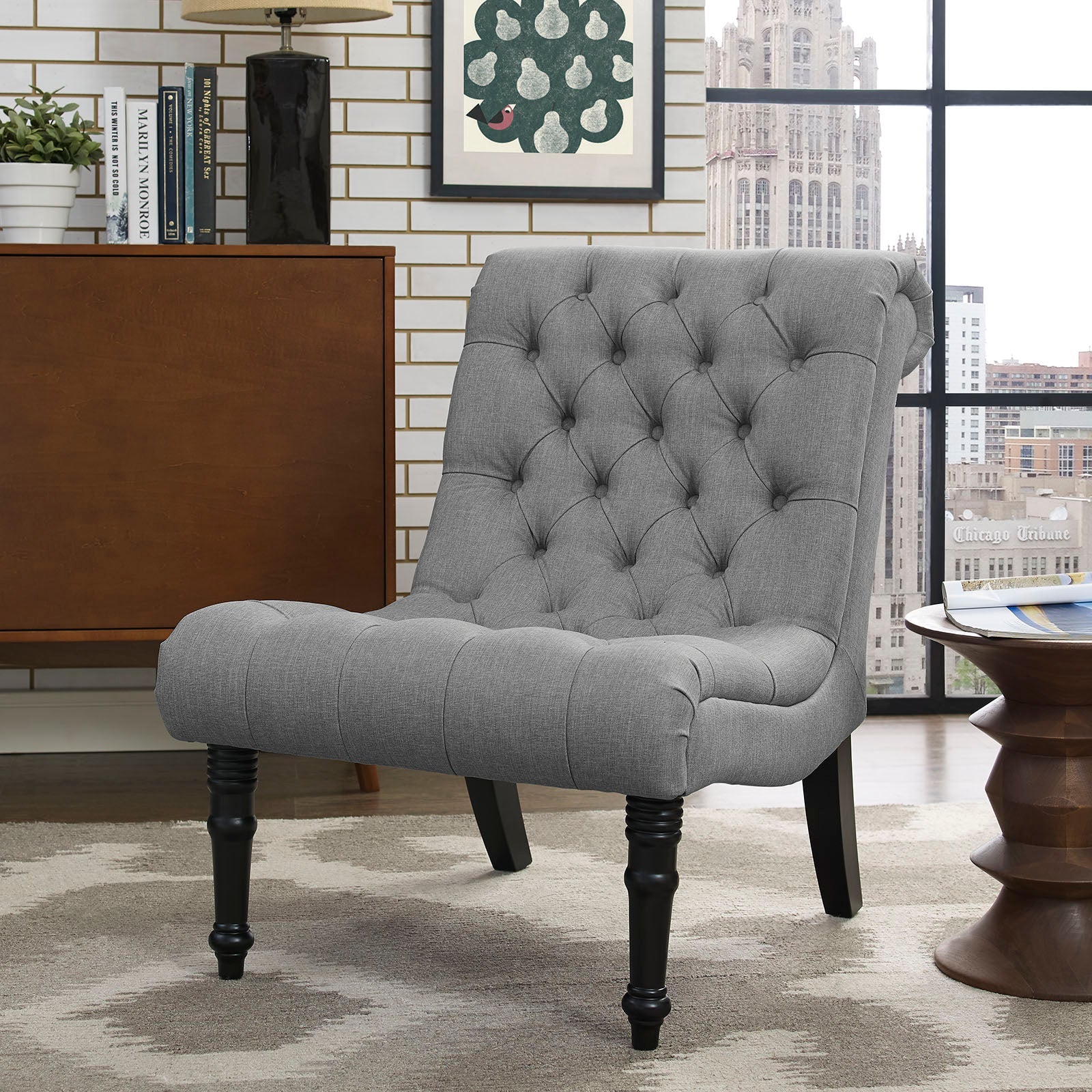 Navigate Upholstered Fabric Lounge Chair by Modway