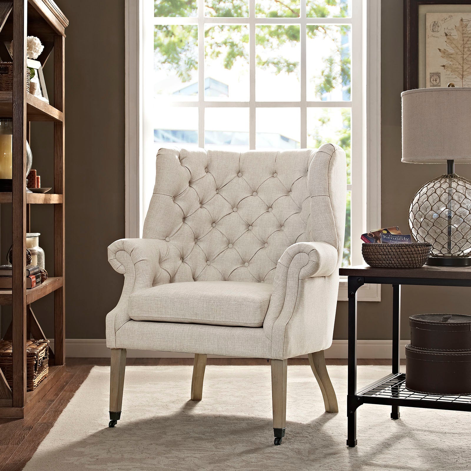 Chart Upholstered Fabric Lounge Chair by Modway