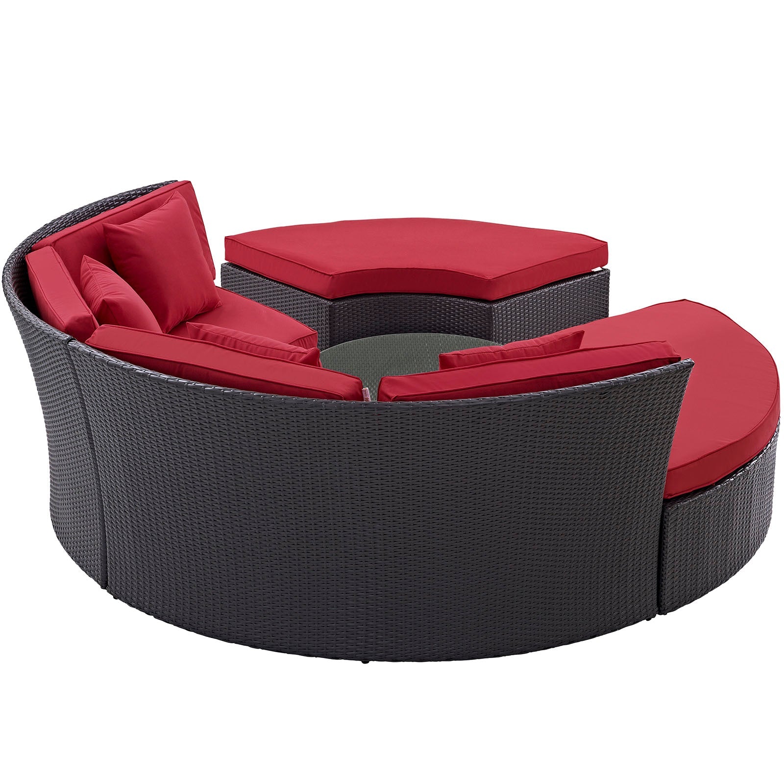 Convene Circular Outdoor Patio Daybed Set by Modway