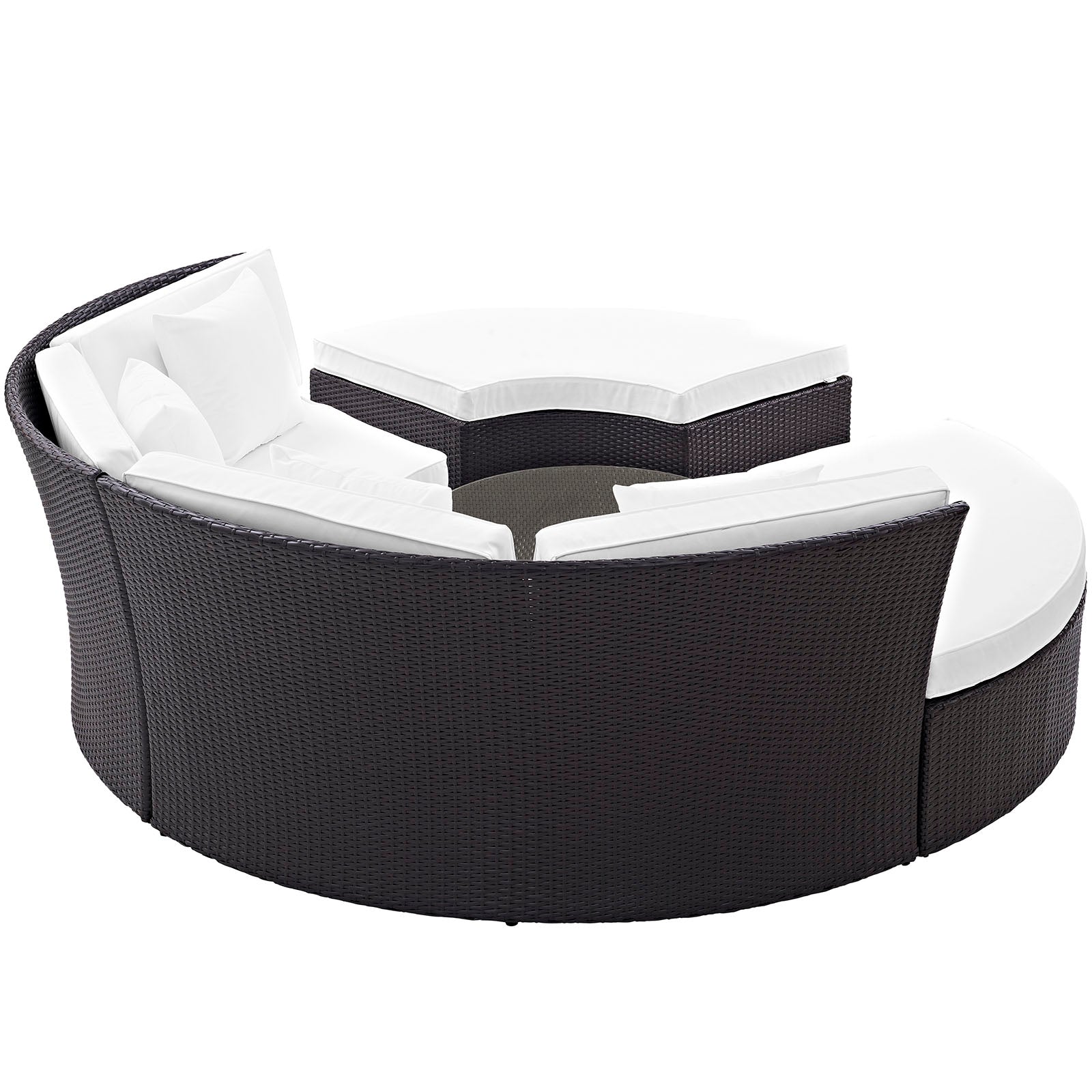 Convene Circular Outdoor Patio Daybed Set by Modway