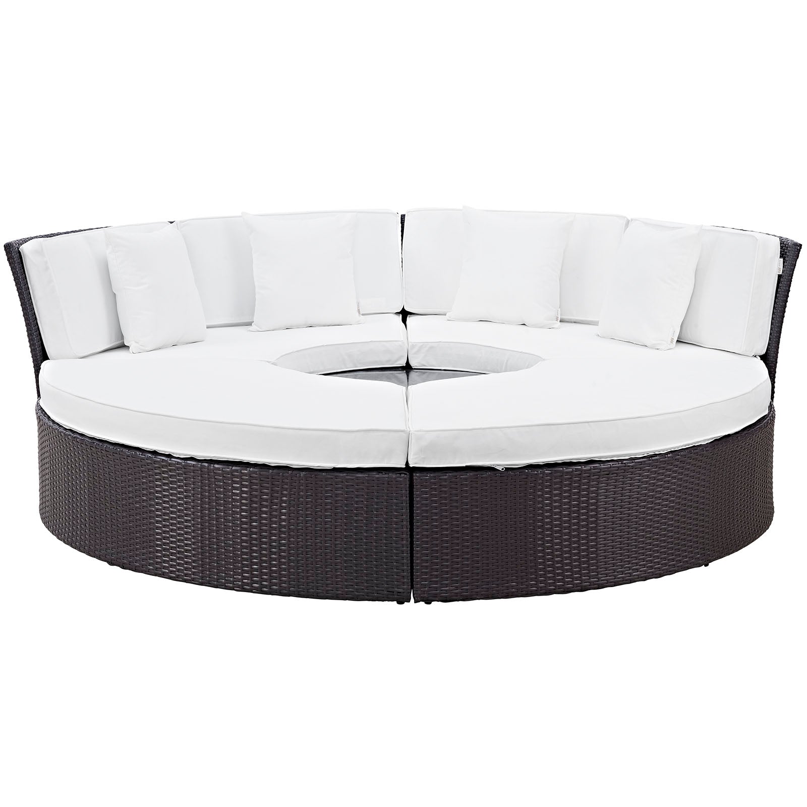 Convene Circular Outdoor Patio Daybed Set by Modway
