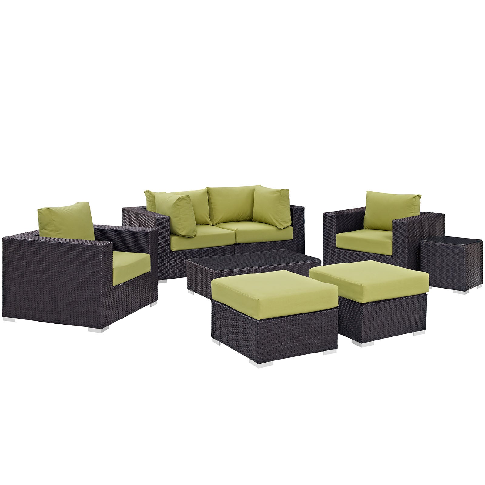 Convene 8 Piece Outdoor Patio Sectional Set by Modway