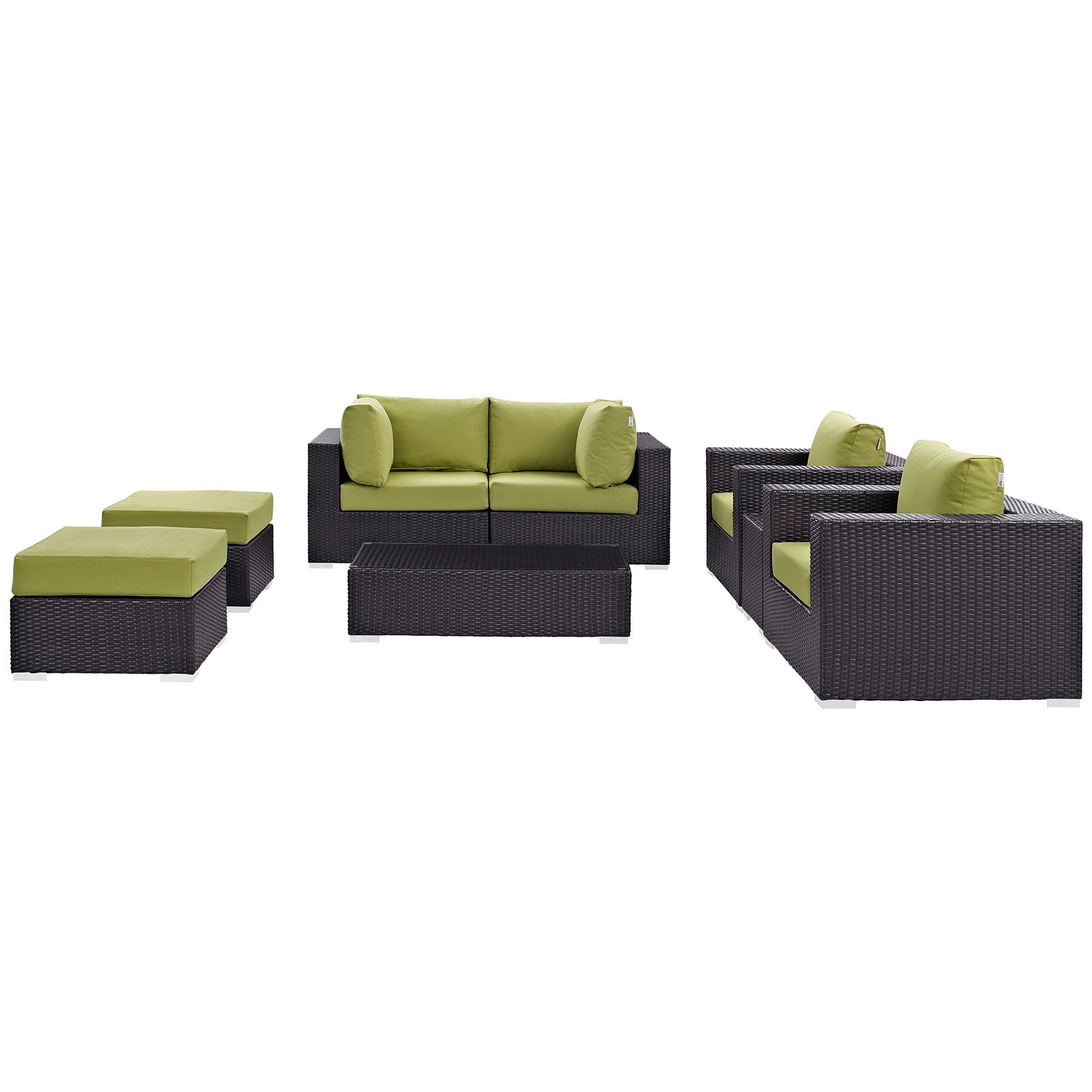 Convene 8 Piece Outdoor Patio Sectional Set by Modway