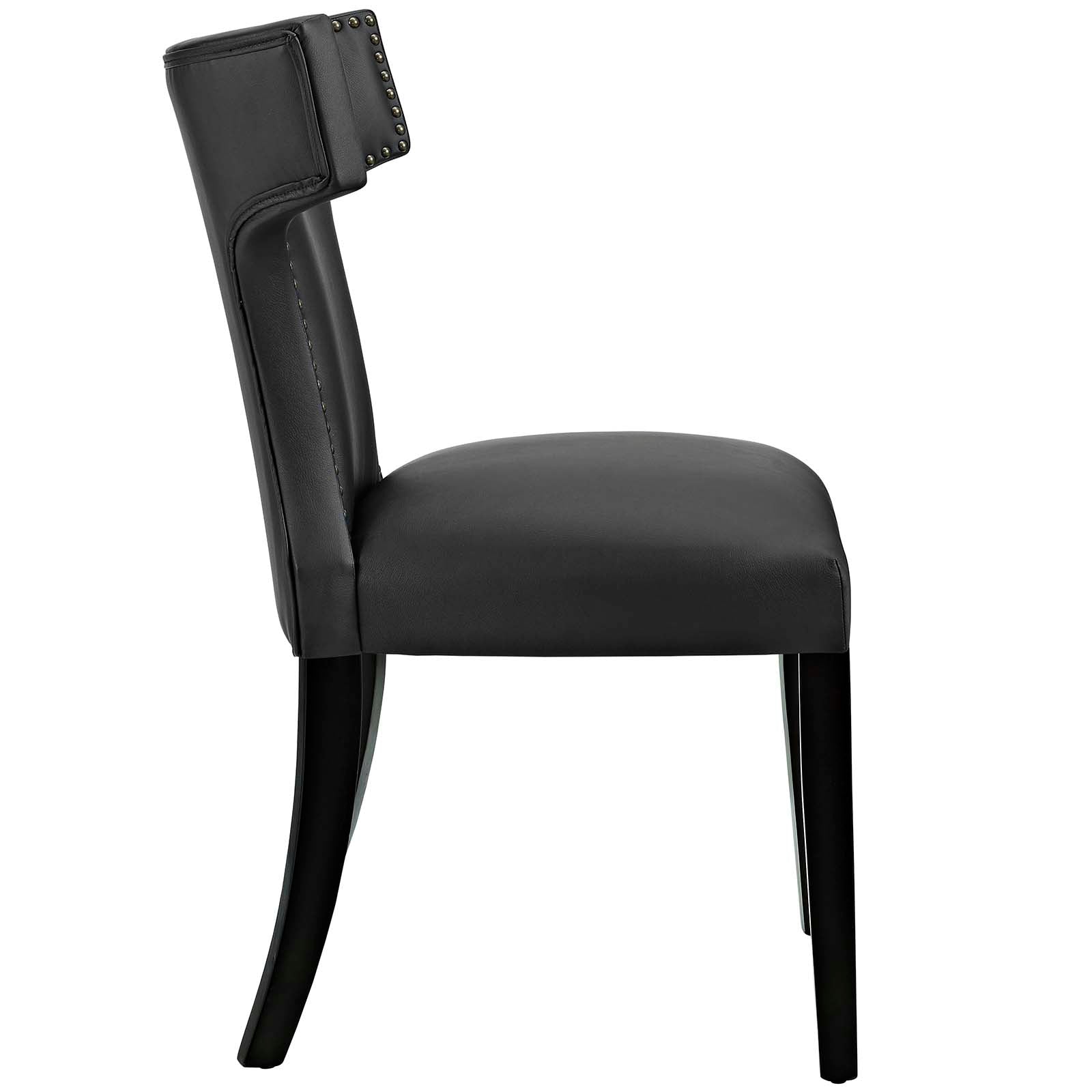 Curve Vegan Leather Dining Chair by Modway