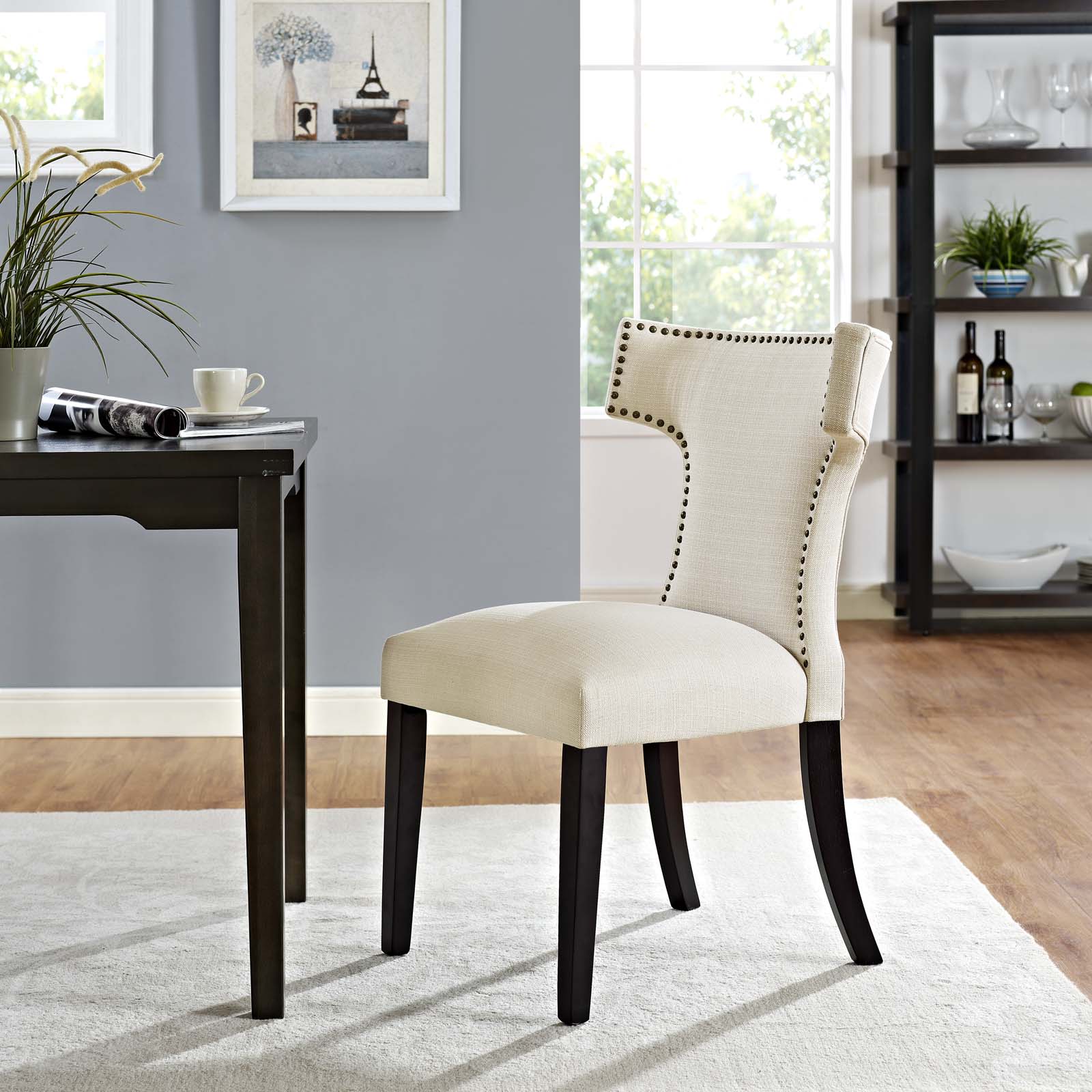 Curve Fabric Dining Chair by Modway