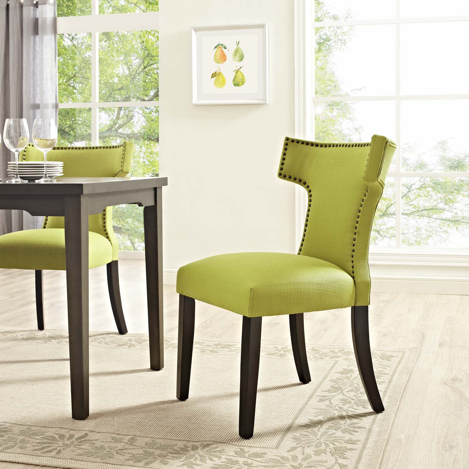 Curve Fabric Dining Chair by Modway